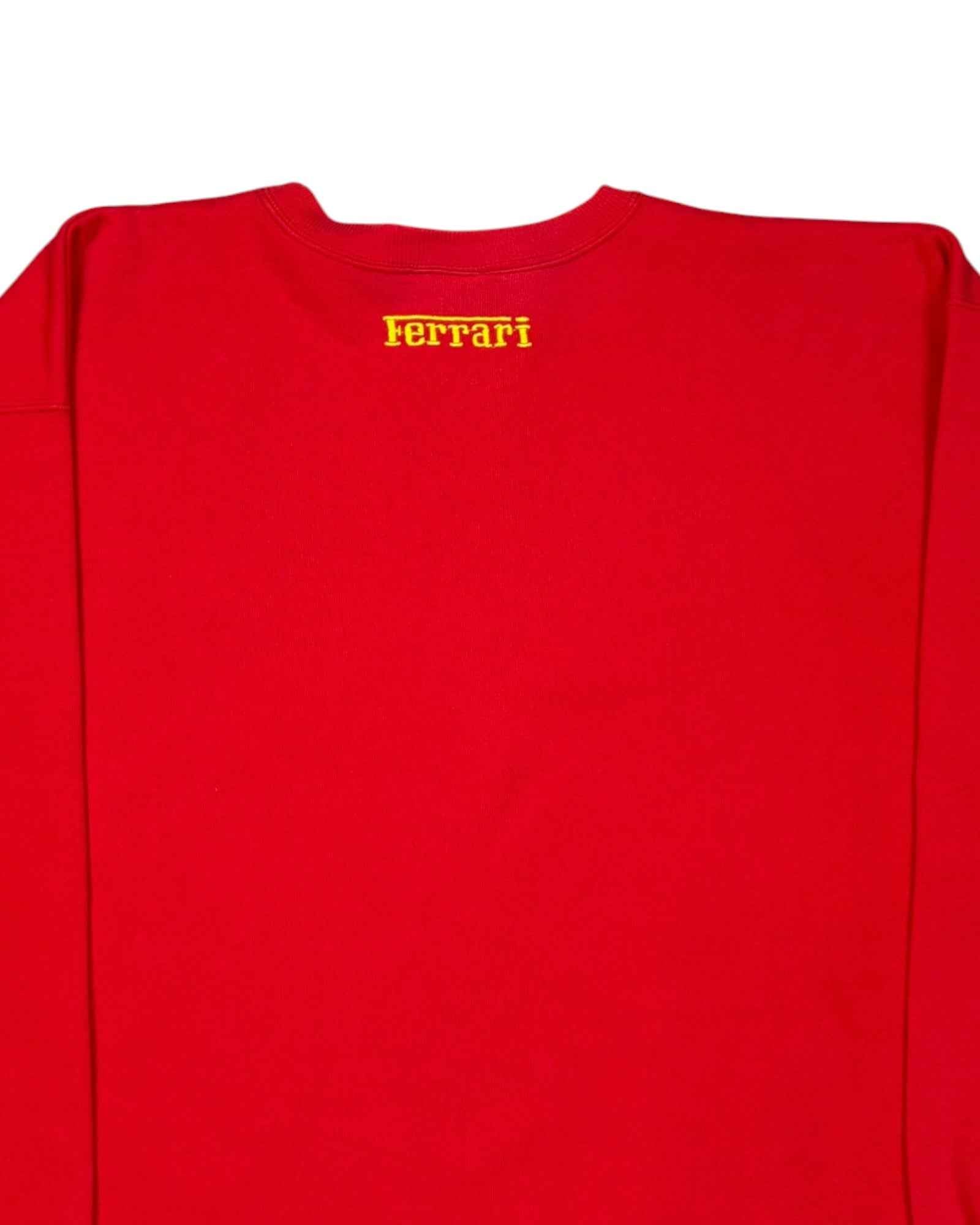 Vintage 90s Hanes heavyweight Ferrari Crewneck | Red | Size XL