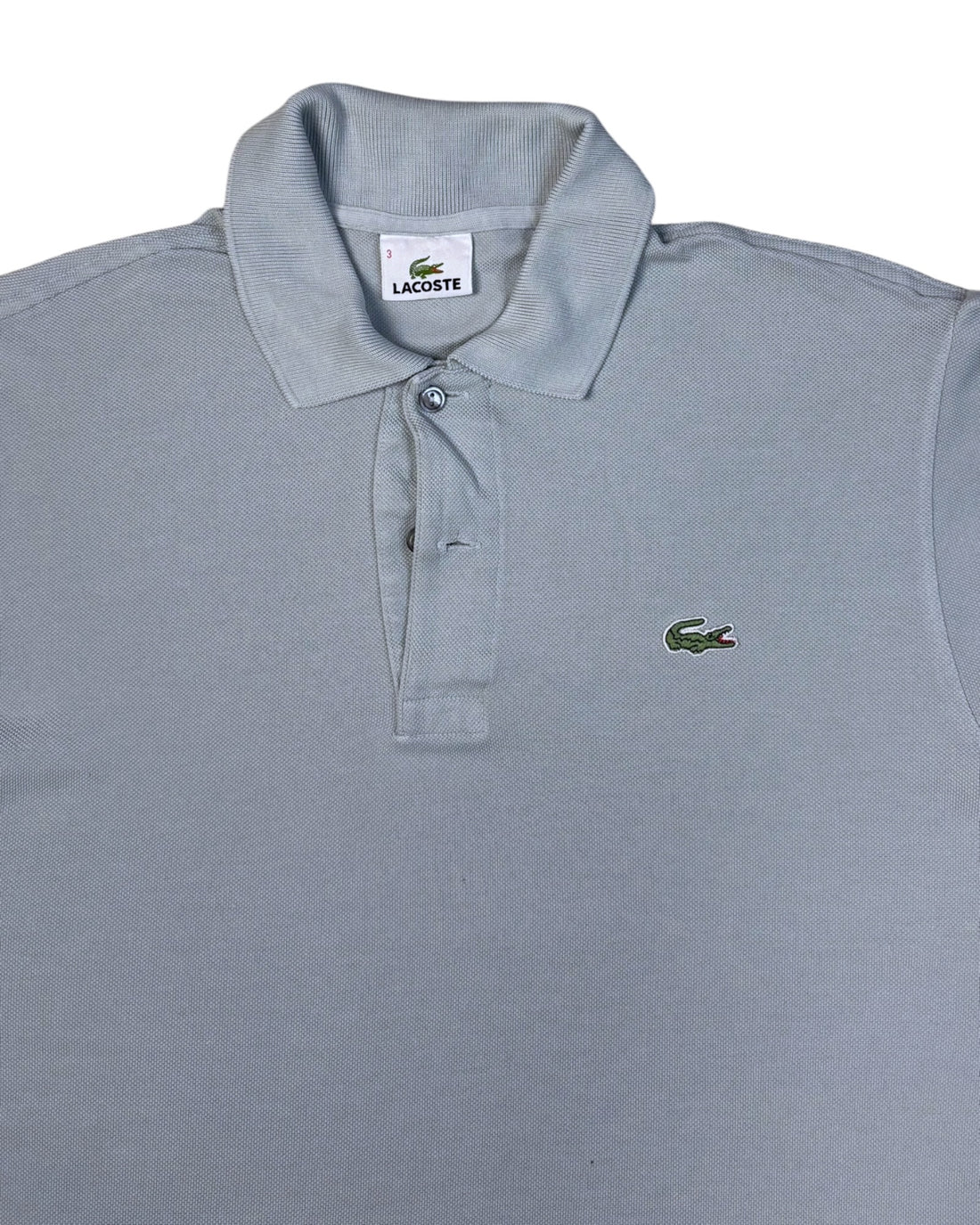 Vintage Lacoste Polo T-shirt | Baby Blue | Size S (3)