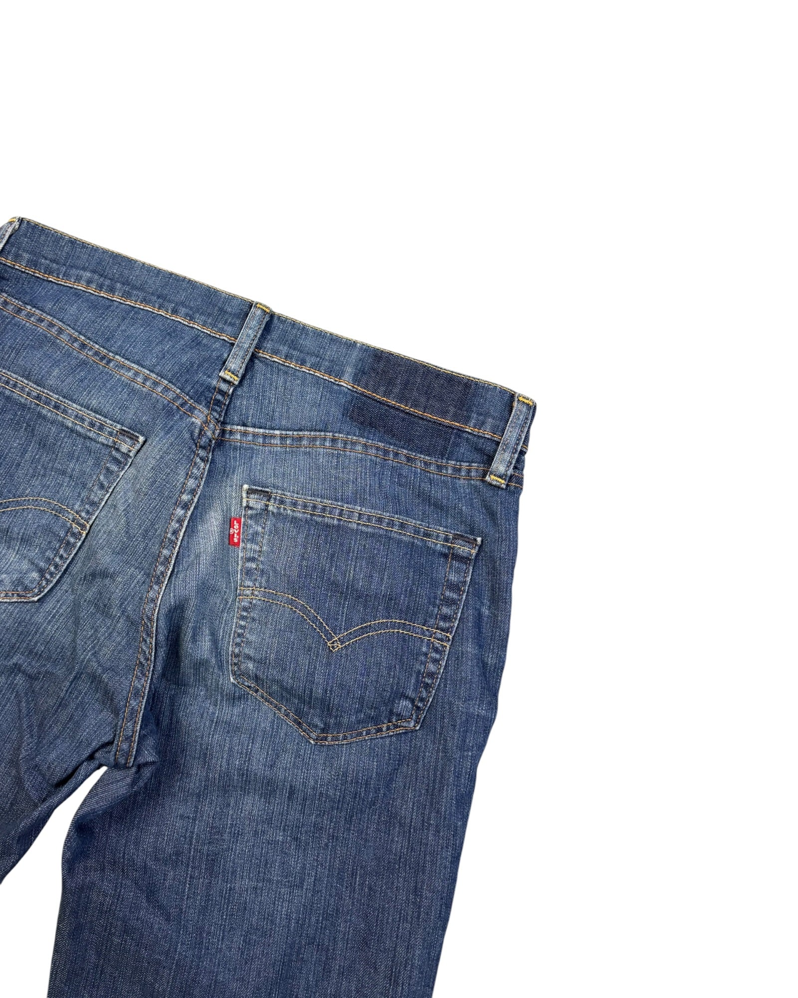 Levis Denim Cut Shorts | Navy Blue | W32