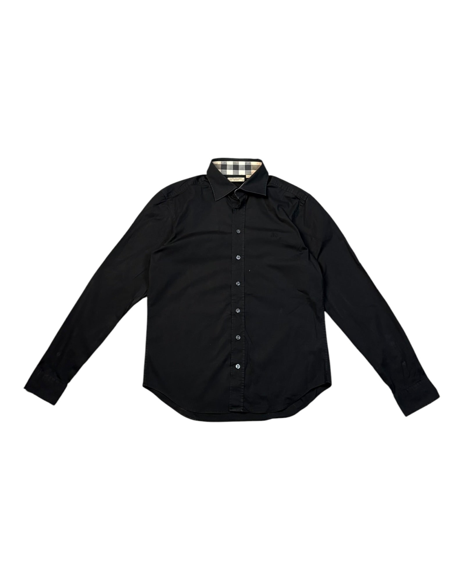 Camisa de manga larga Burberry | Negra | Talla M (corte entallado)