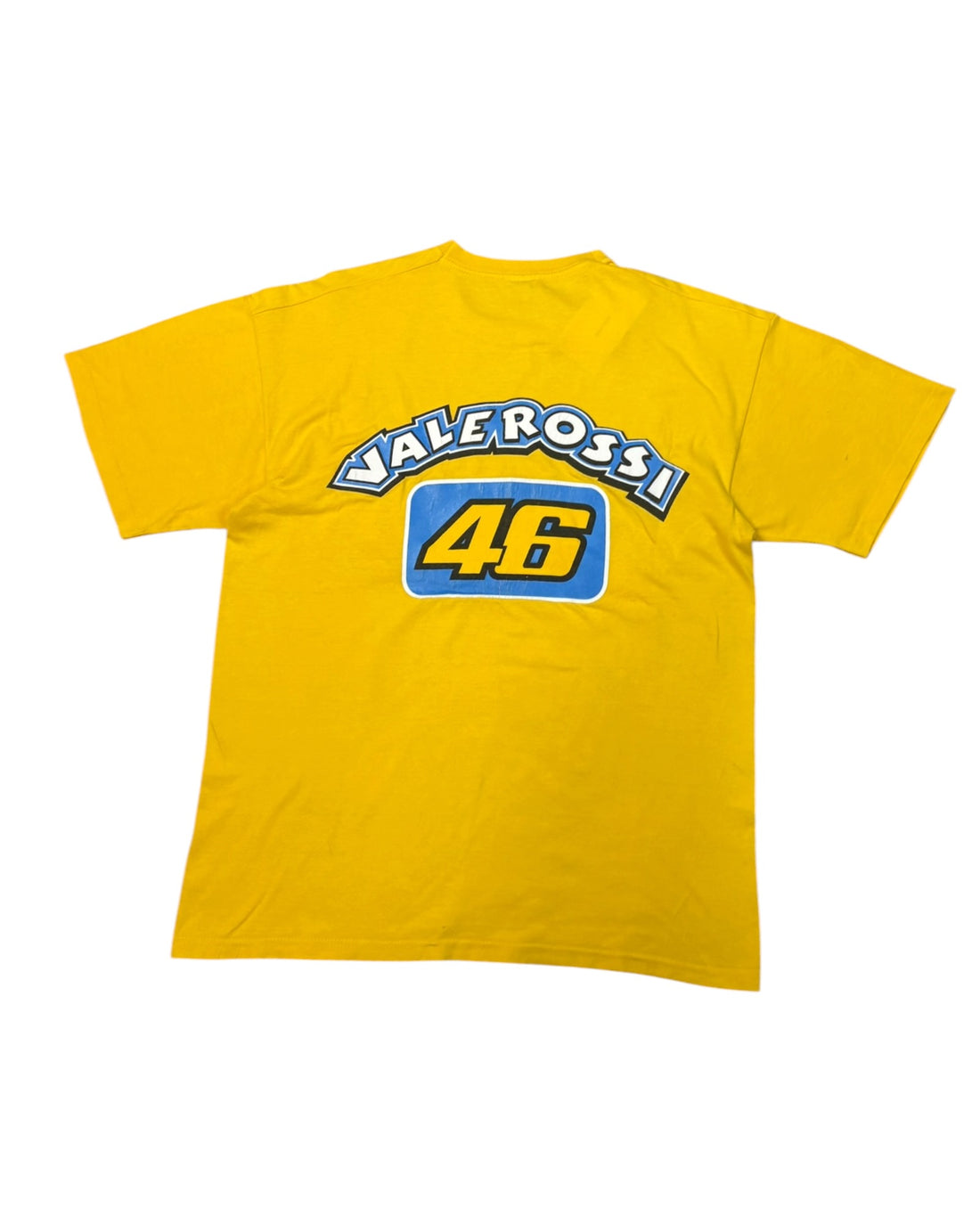 Vintage Valentino Rossi T-shirt | Yellow | Size S