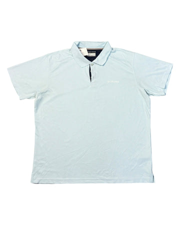 Columbia Omni Technology Polo T-shirt | Baby Blue | Size XL