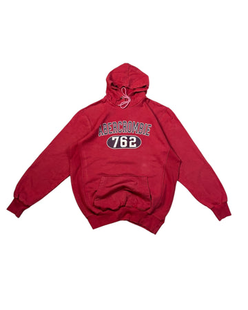 Sudadera con capucha Abercrombie & Fitch | Roja | Talla L