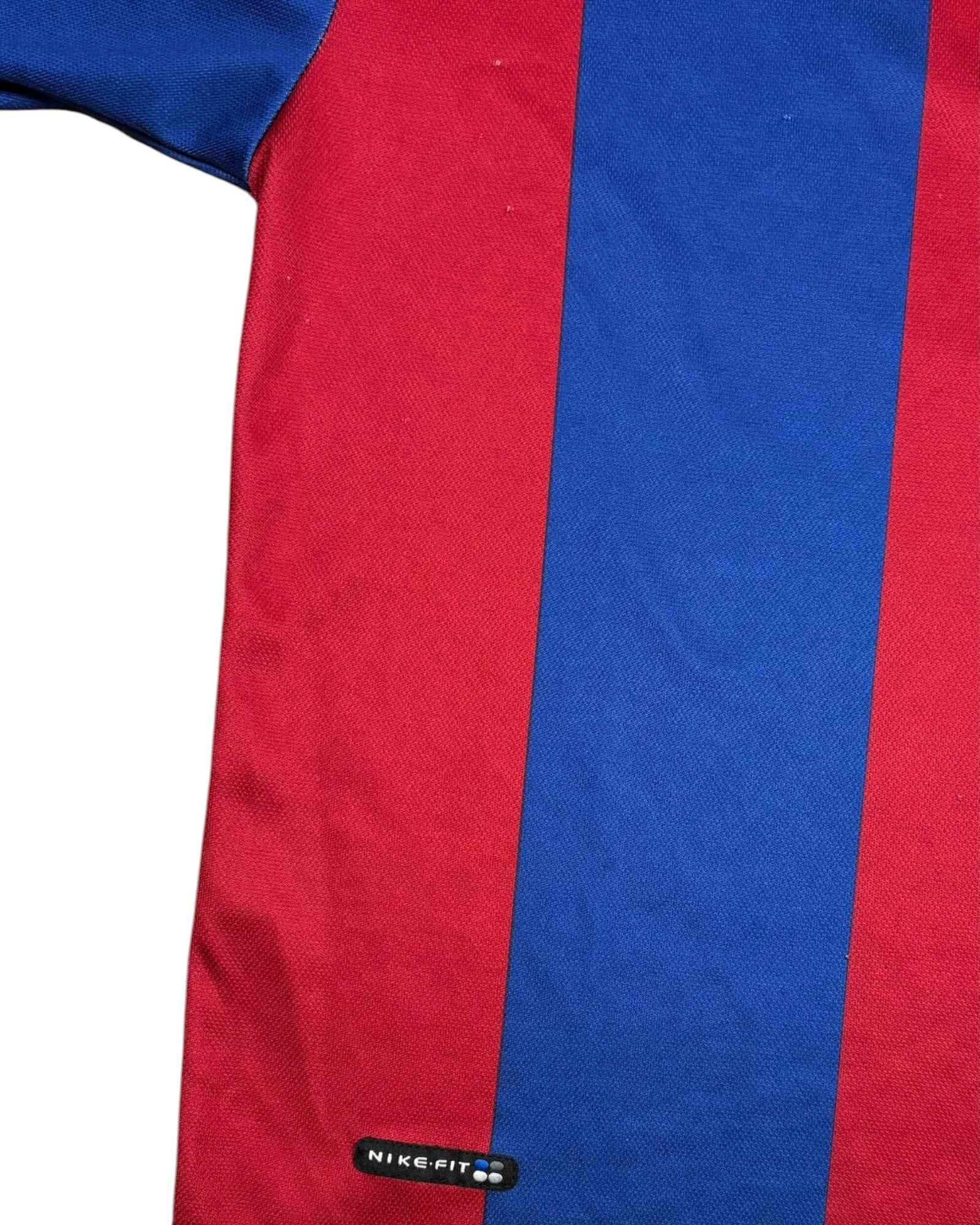 Vintage 1998-00 Authentic Barcelona Home Jersey Made In Portugal  | Navy Blue - Red | Size M