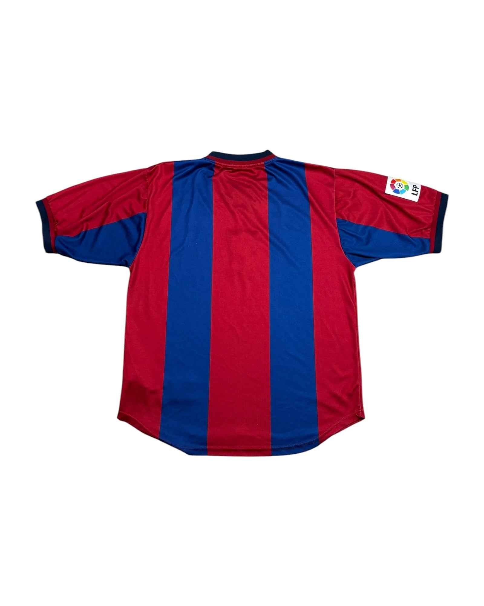 Vintage 1998-00 Authentic Barcelona Home Jersey Made In Portugal  | Navy Blue - Red | Size M
