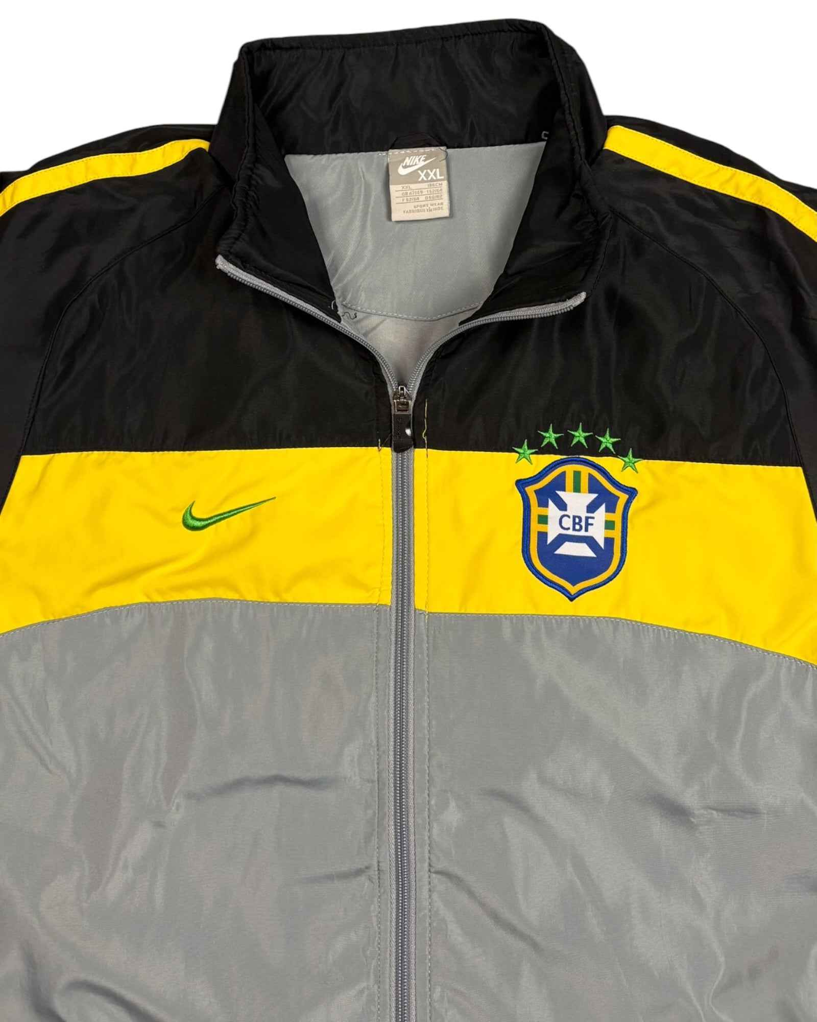 Vintage 2007-8 Brazil National Team | Black/Grey/Yellow | Size 2XL