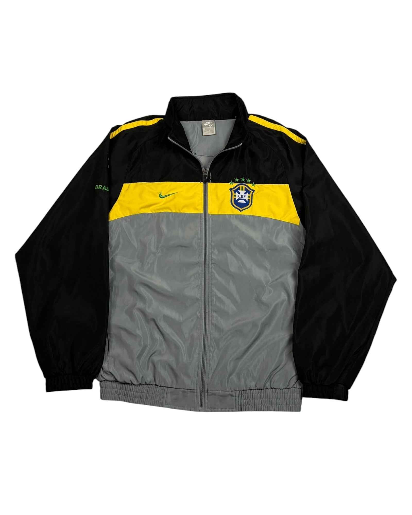 Vintage 2007-8 Brazil National Team | Black/Grey/Yellow | Size 2XL