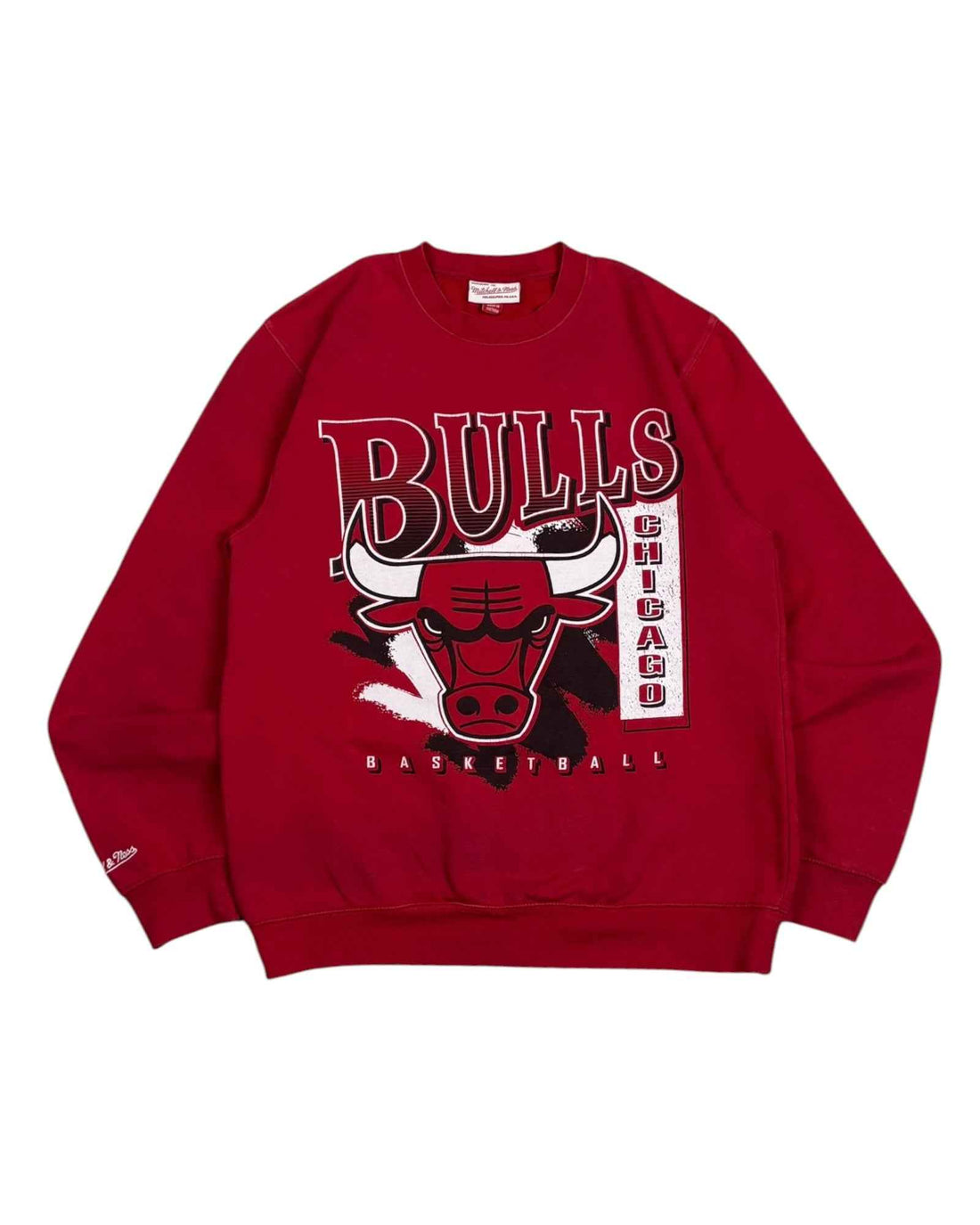 Mitchell & Ness Chicago Bulls Crewneck | Red | Size M
