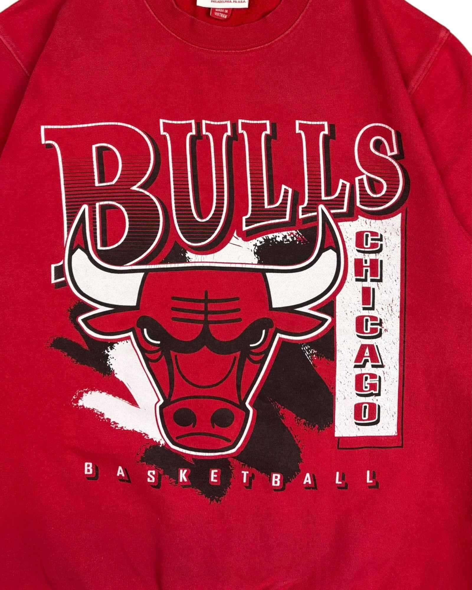 Mitchell & Ness Chicago Bulls Crewneck | Red | Size M