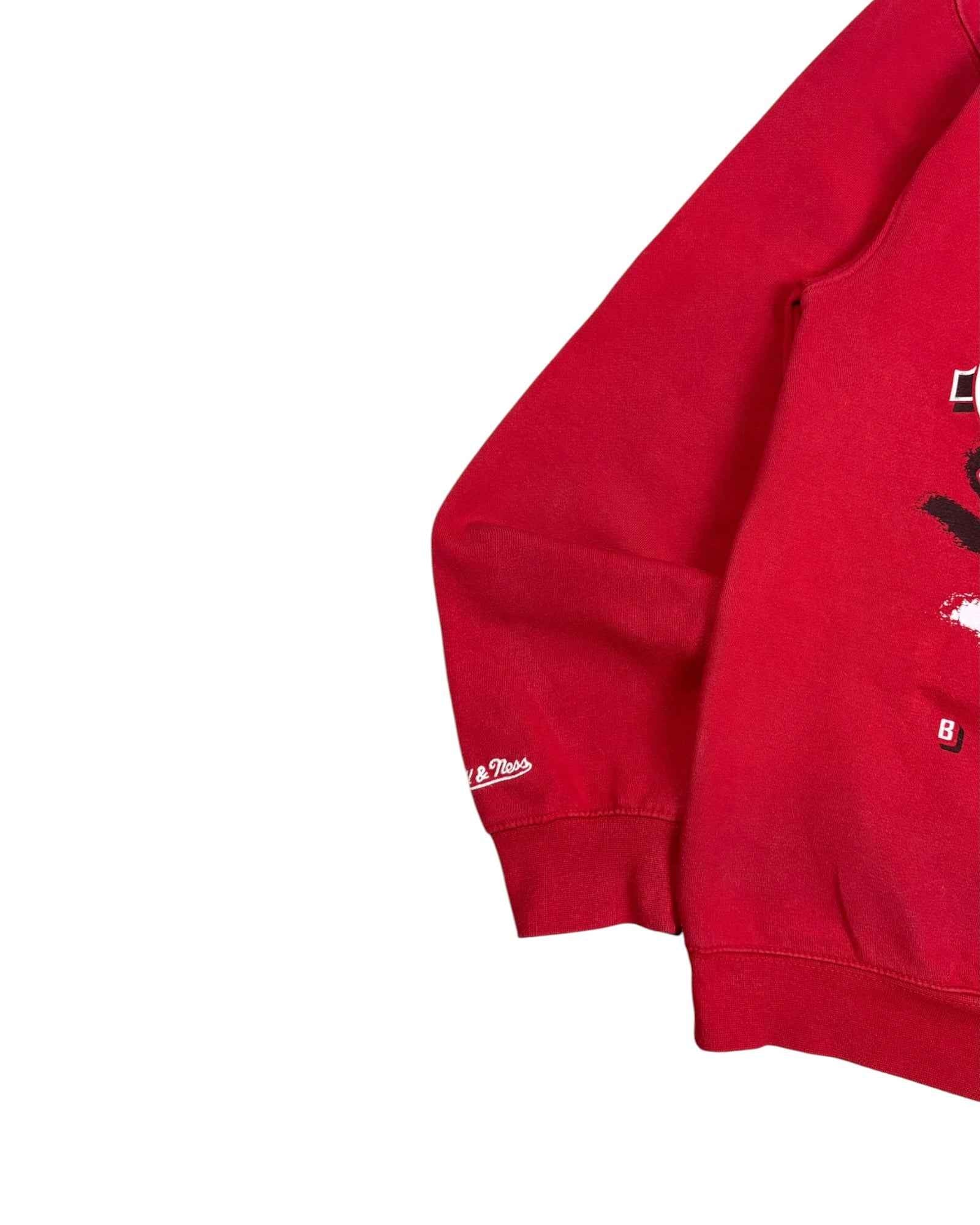 Mitchell & Ness Chicago Bulls Crewneck | Red | Size M