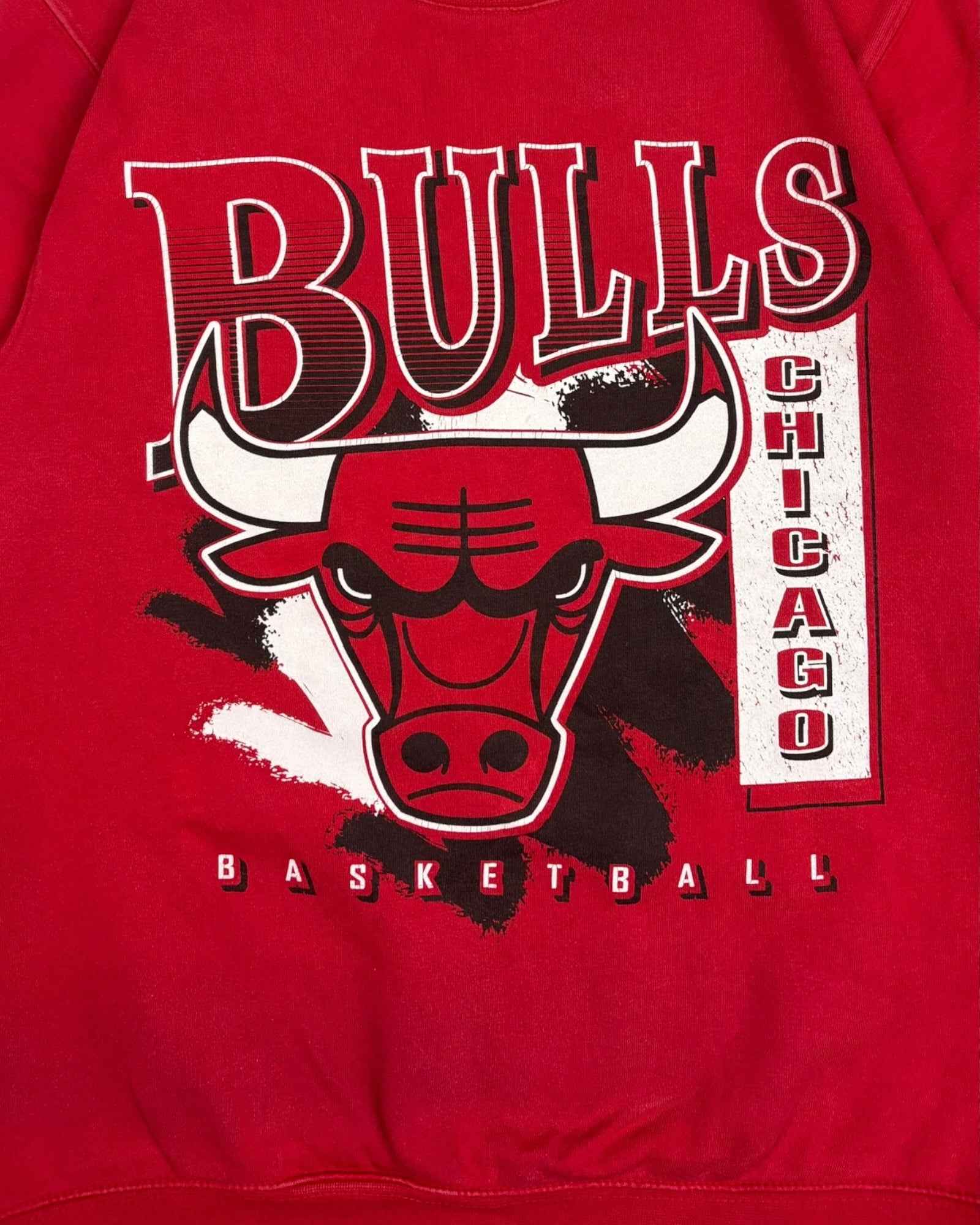 Mitchell & Ness Chicago Bulls Crewneck | Red | Size M