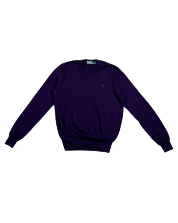 Vintage Polo Ralph Lauren Merino Wool Sweater | Purple | Size M