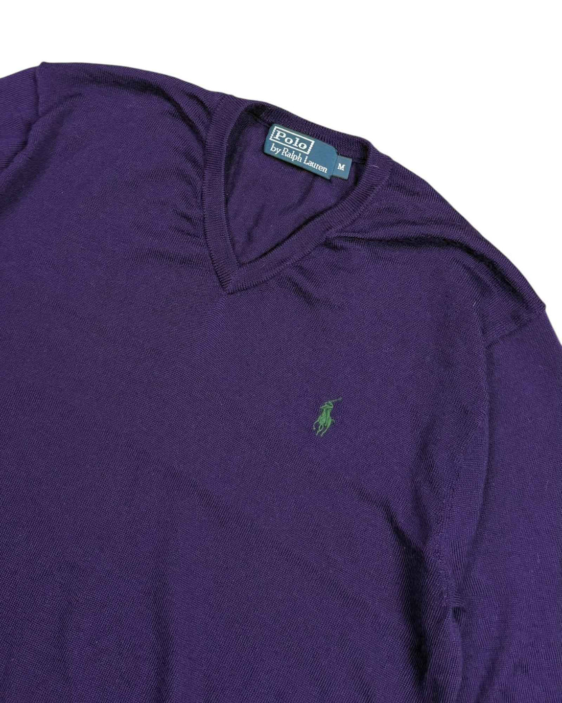 Vintage Polo Ralph Lauren Merino Wool Sweater | Purple | Size M