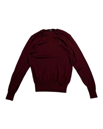 Polo Ralph Lauren Merino Wool Sweater | Burgundy | Size M