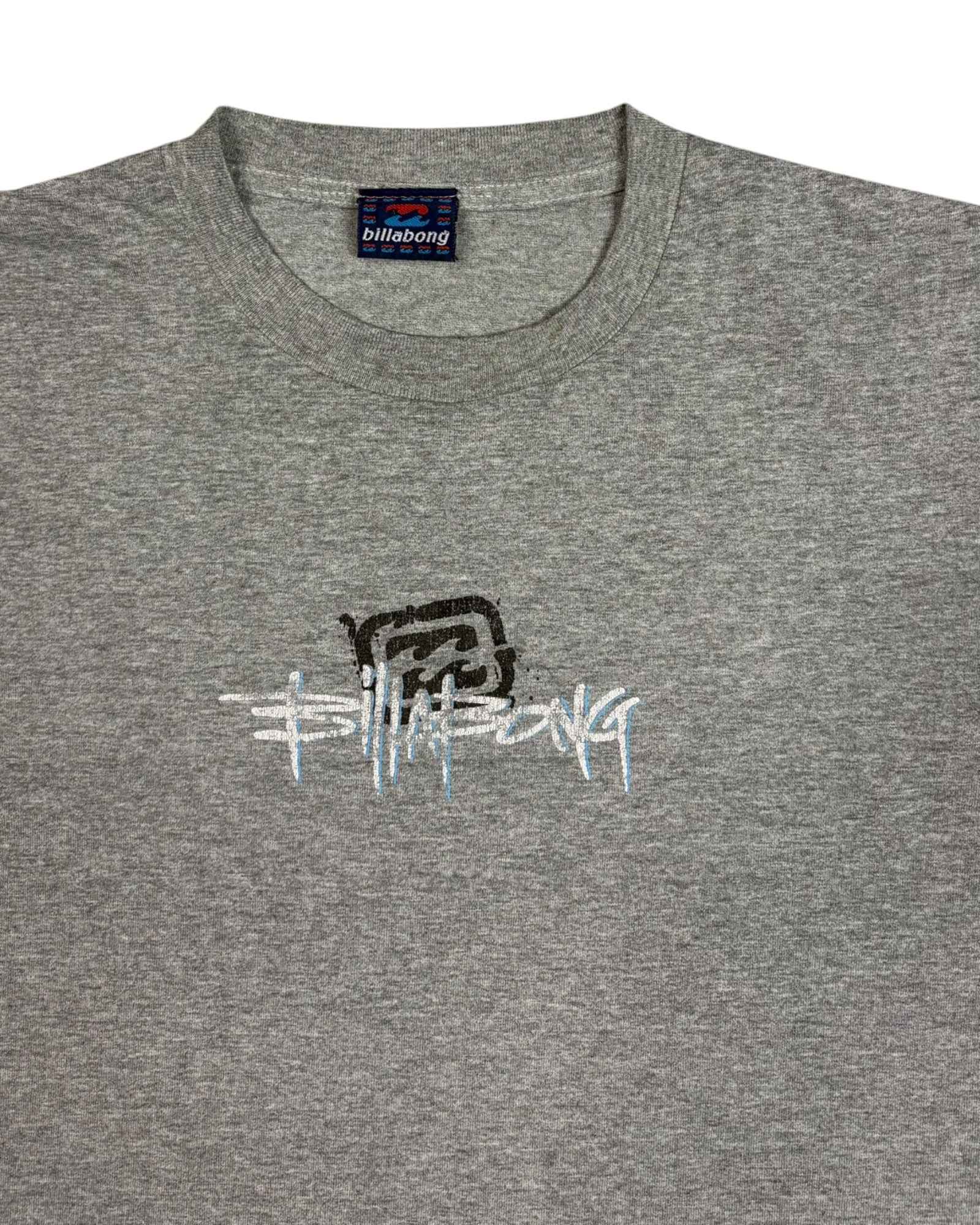 Vintage Billabong Womens T-shirt | Grey | Size M