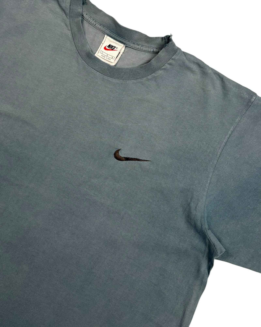 Vintage 90s Nike T-shirt | Petrol | Size L