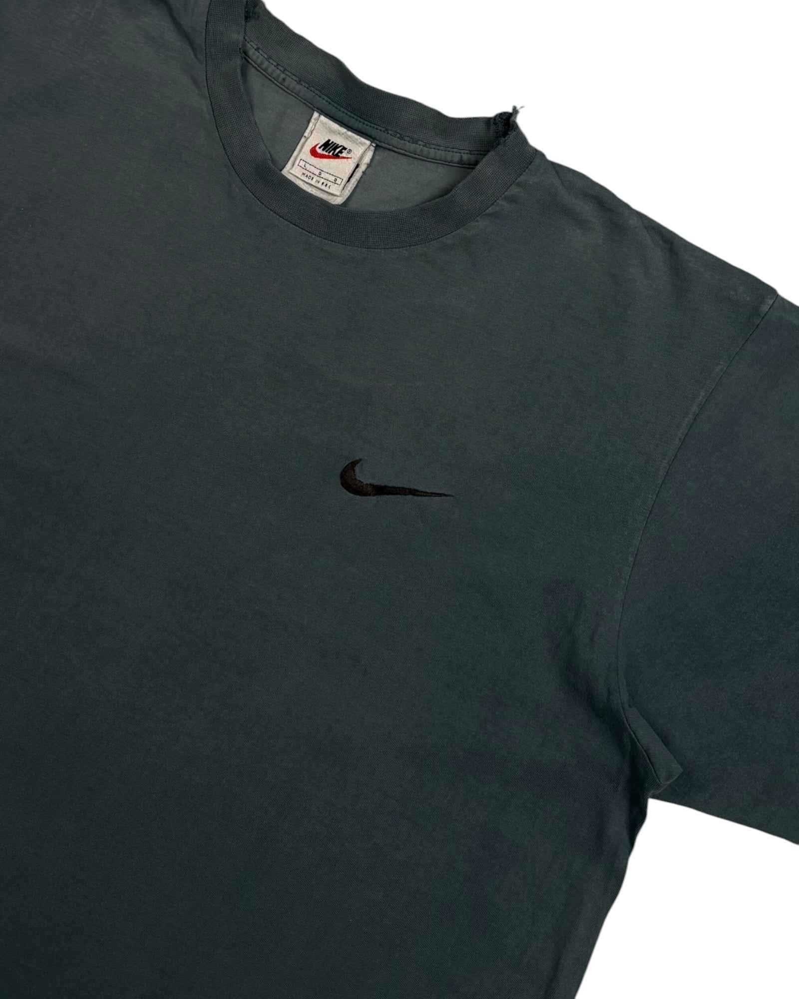 Vintage 90s Nike T-shirt | Petrol | Size L