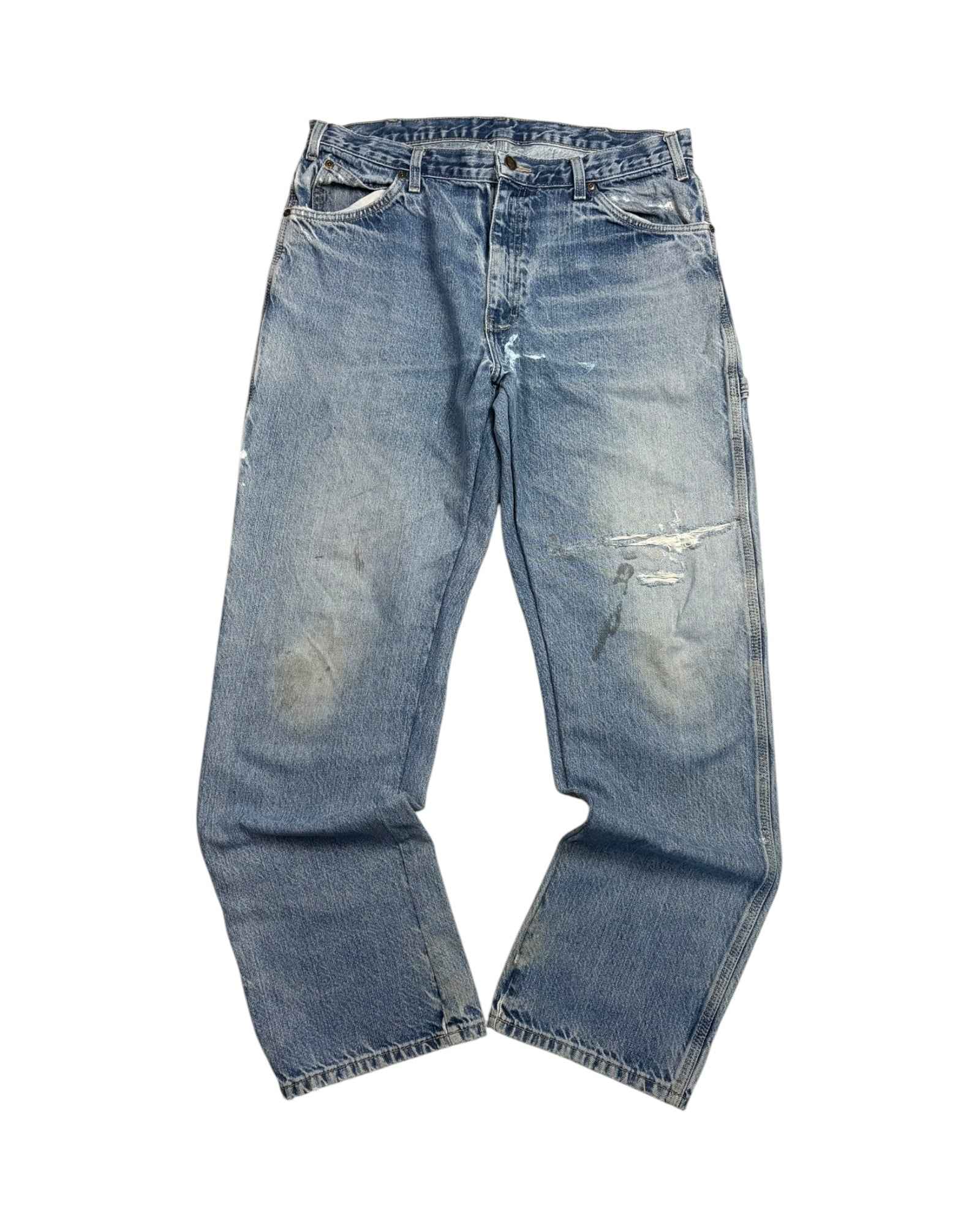 Vintage Dickies Grade C Denim Workpants | Blue | W36 L34