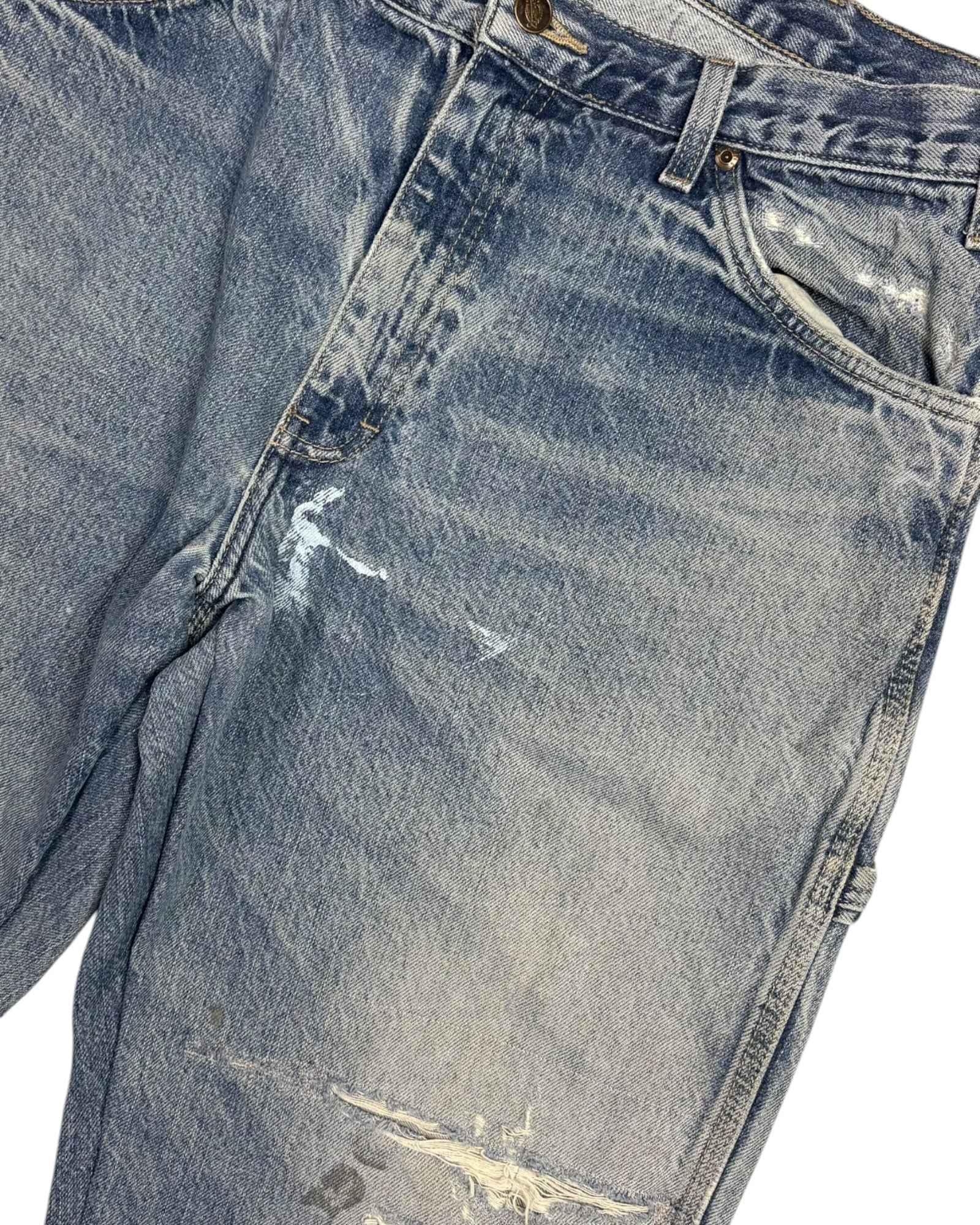 Vintage Dickies Grade C Denim Workpants | Blue | W36 L34