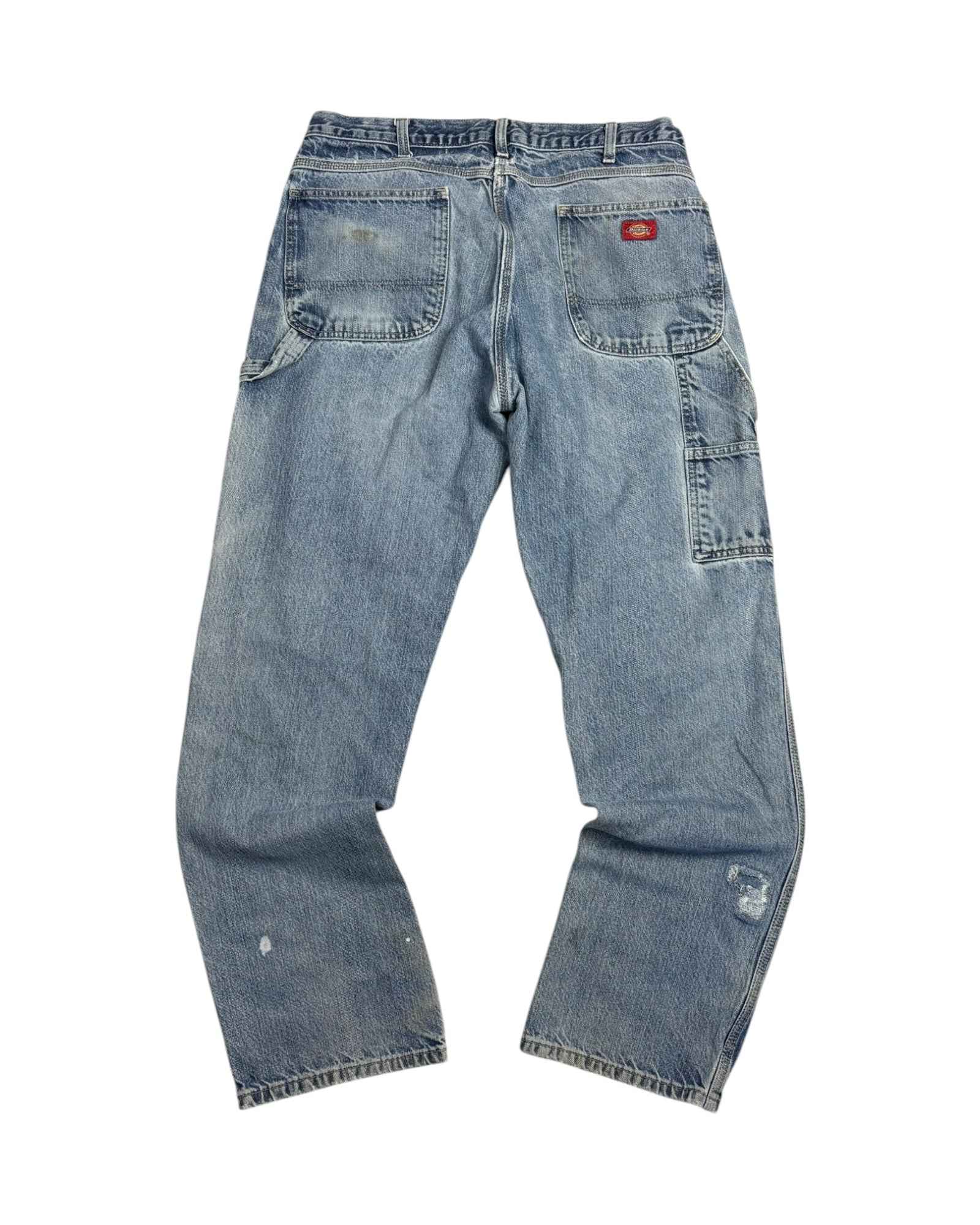 Vintage Dickies Grade C Denim Workpants | Blue | W36 L34