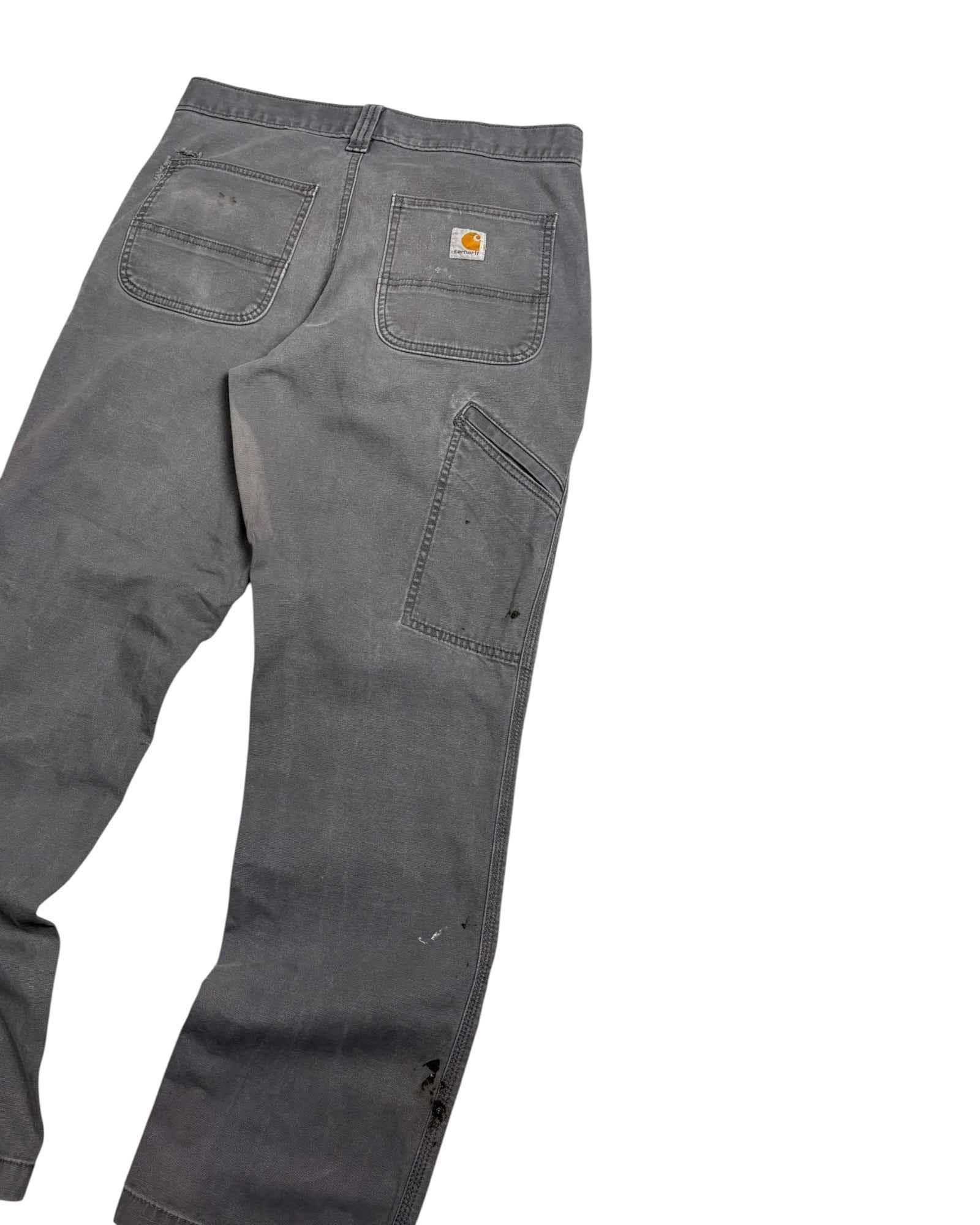 Vintage Carhartt Grade B Workpants | Grey | W30 L32