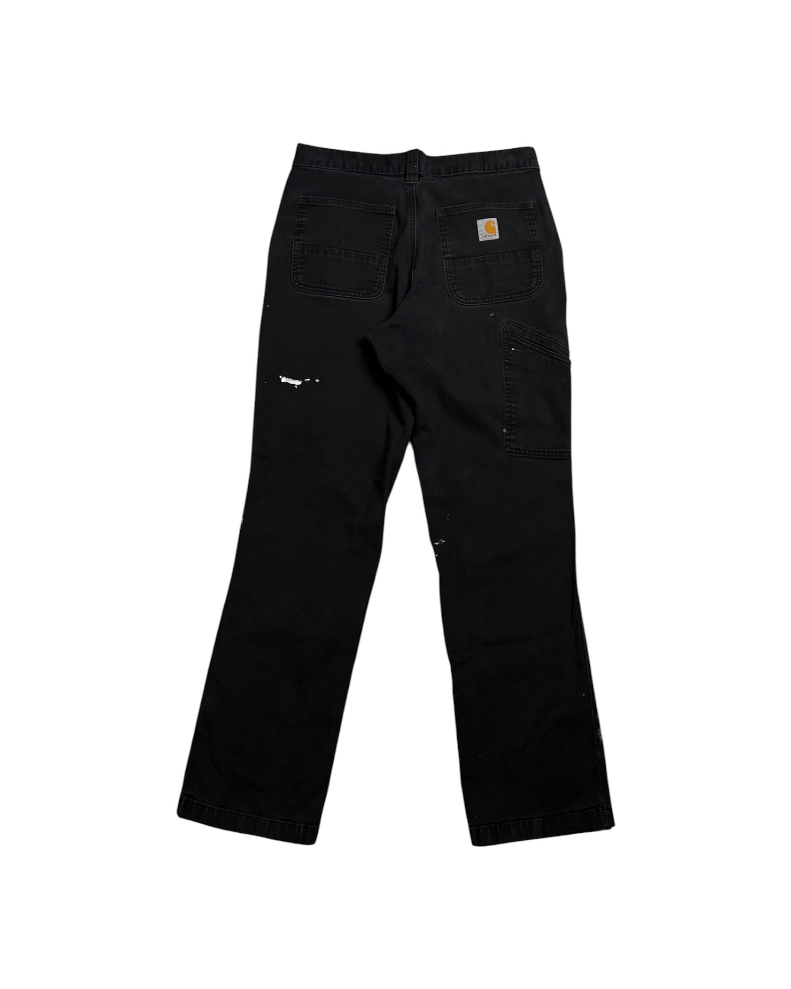 Pantalones de trabajo Carhartt vintage de segunda calidad | Negros | W30 L32