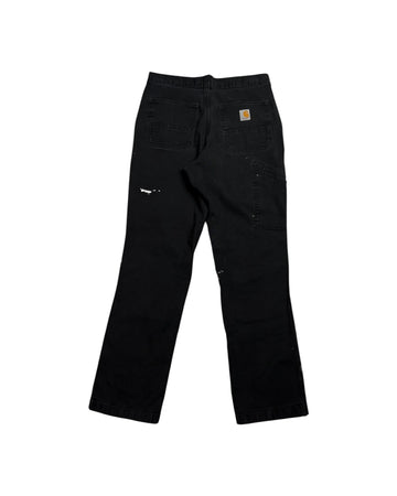 Pantalones de trabajo Carhartt vintage de segunda calidad | Negros | W30 L32
