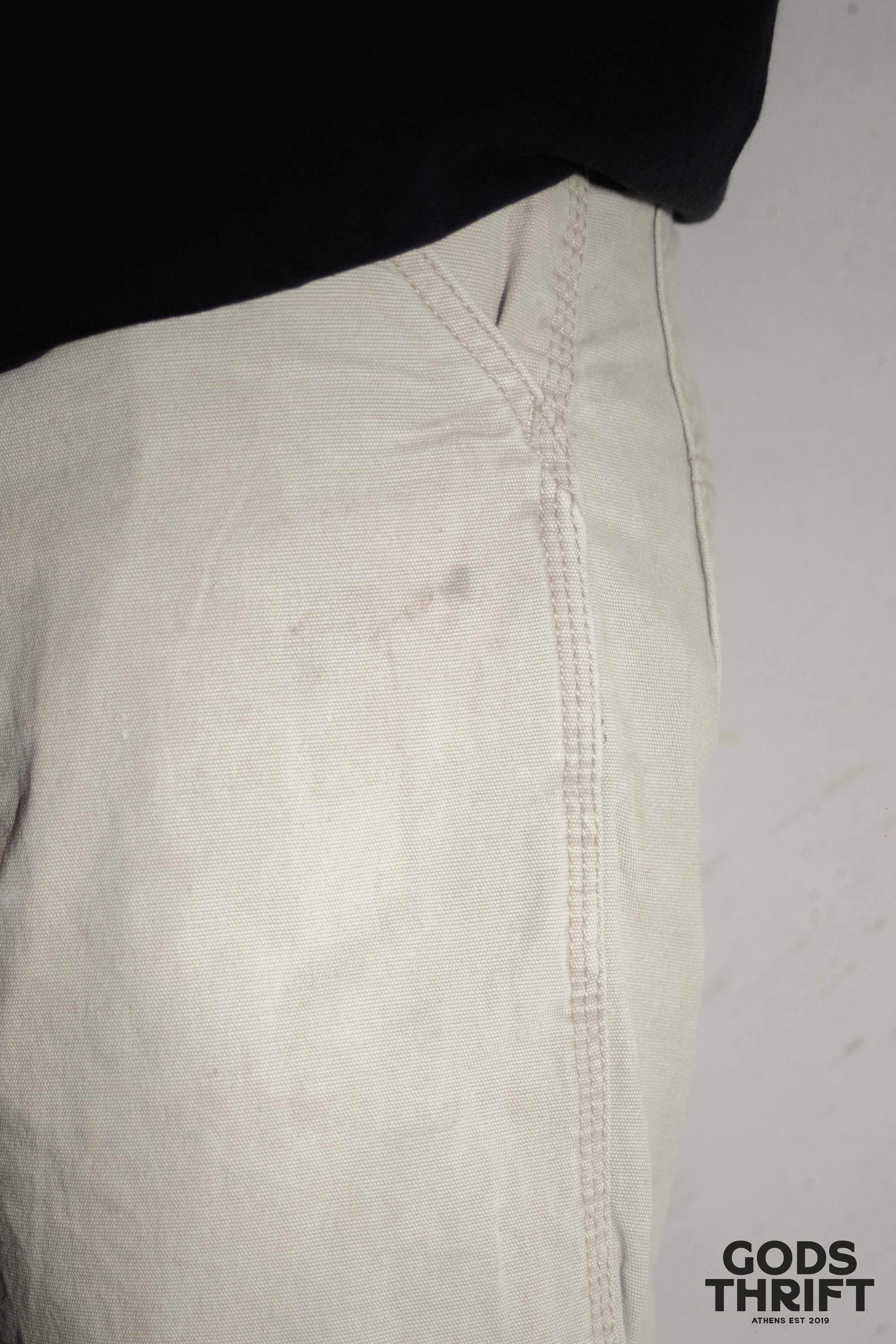 Carhartt carpenter shorts Beige (M) - Gods Thrift Athens