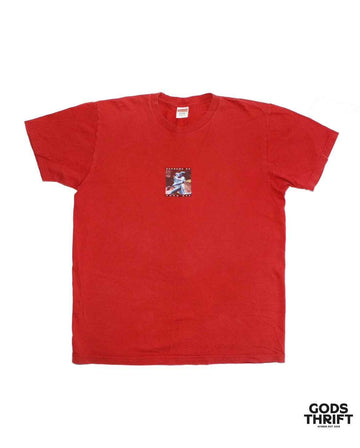 Supreme or Fuck Off T-shirt Red (L) - Gods Thrift Athens