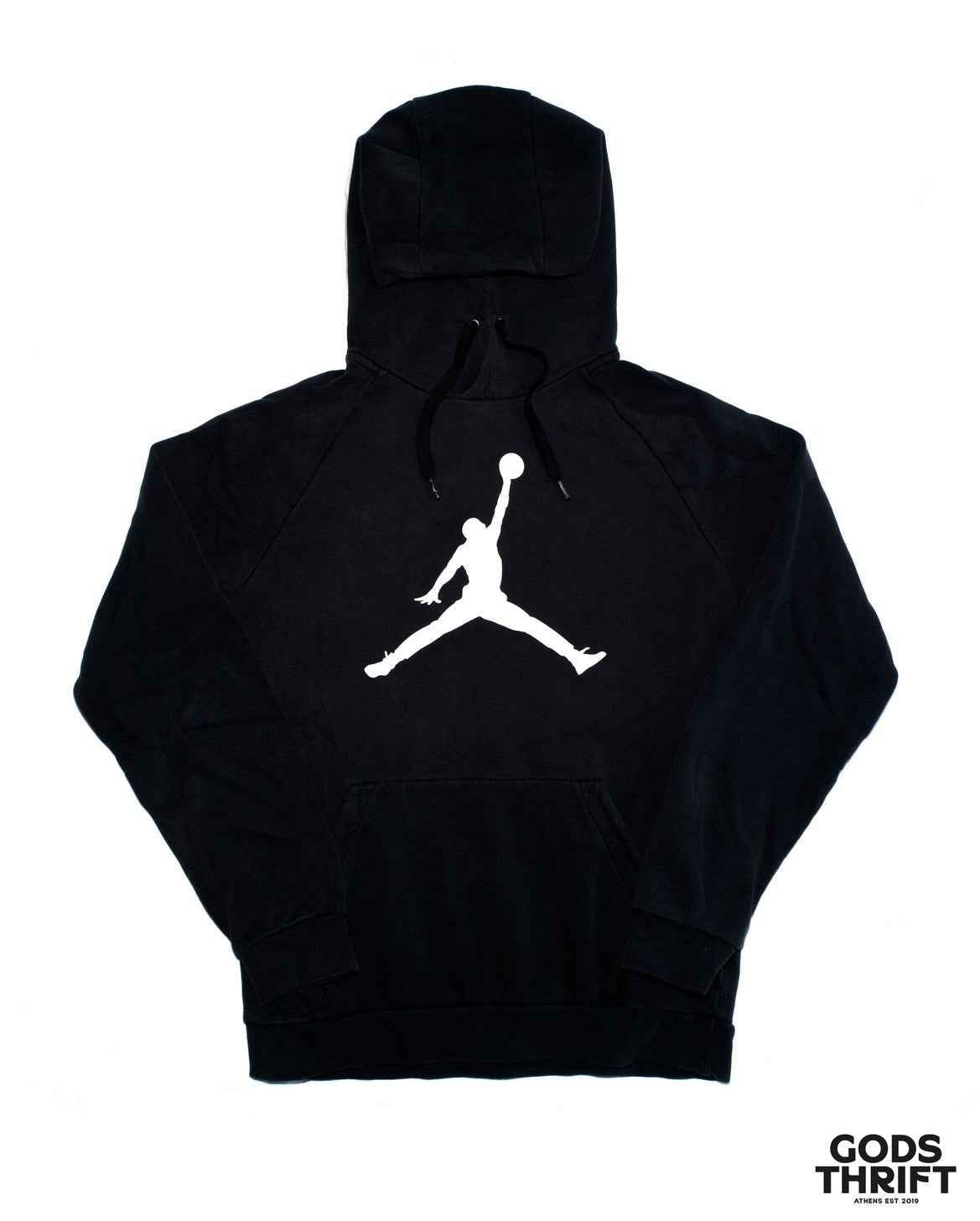 Nike Jordan Hoodie Black (S) - Gods Thrift Athens