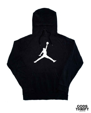 Nike Jordan Hoodie Black (S) - Gods Thrift Athens