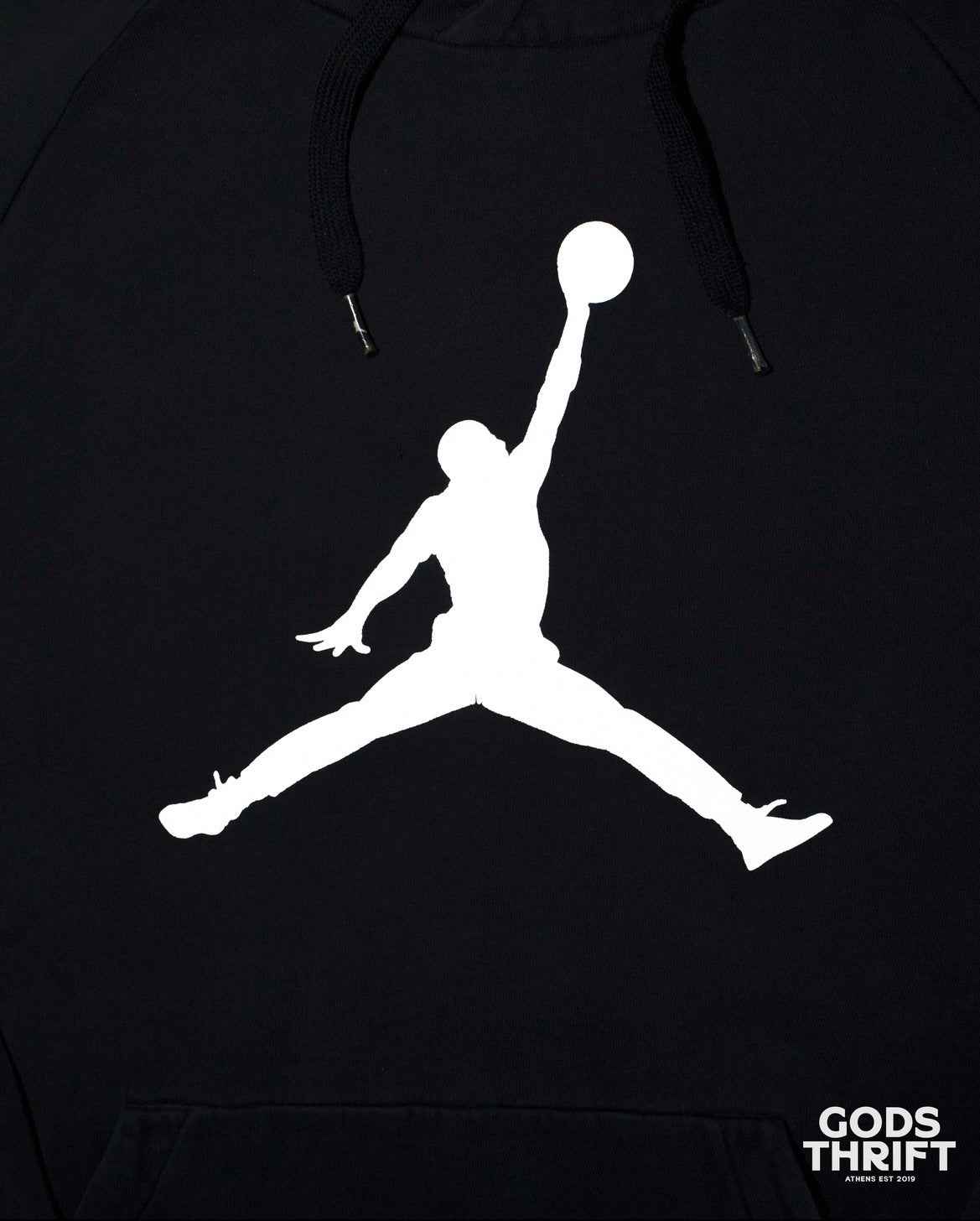Nike Jordan Hoodie Black (S) - Gods Thrift Athens