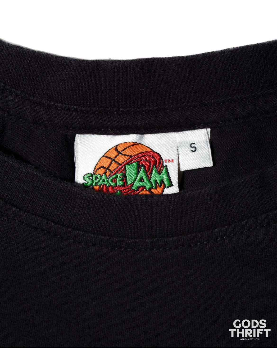 Tune Squad T-shirt Black (M) - Gods Thrift Athens