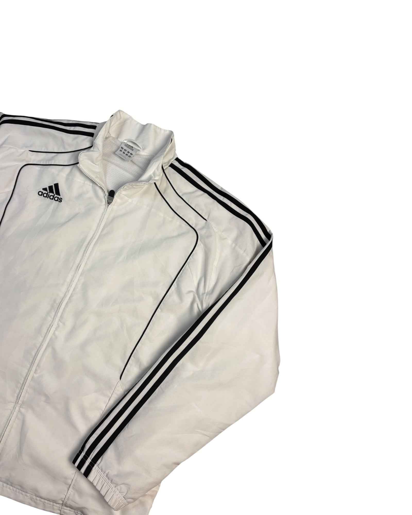 Vintage 2000s Adidas Track Jacket | White | Size XL