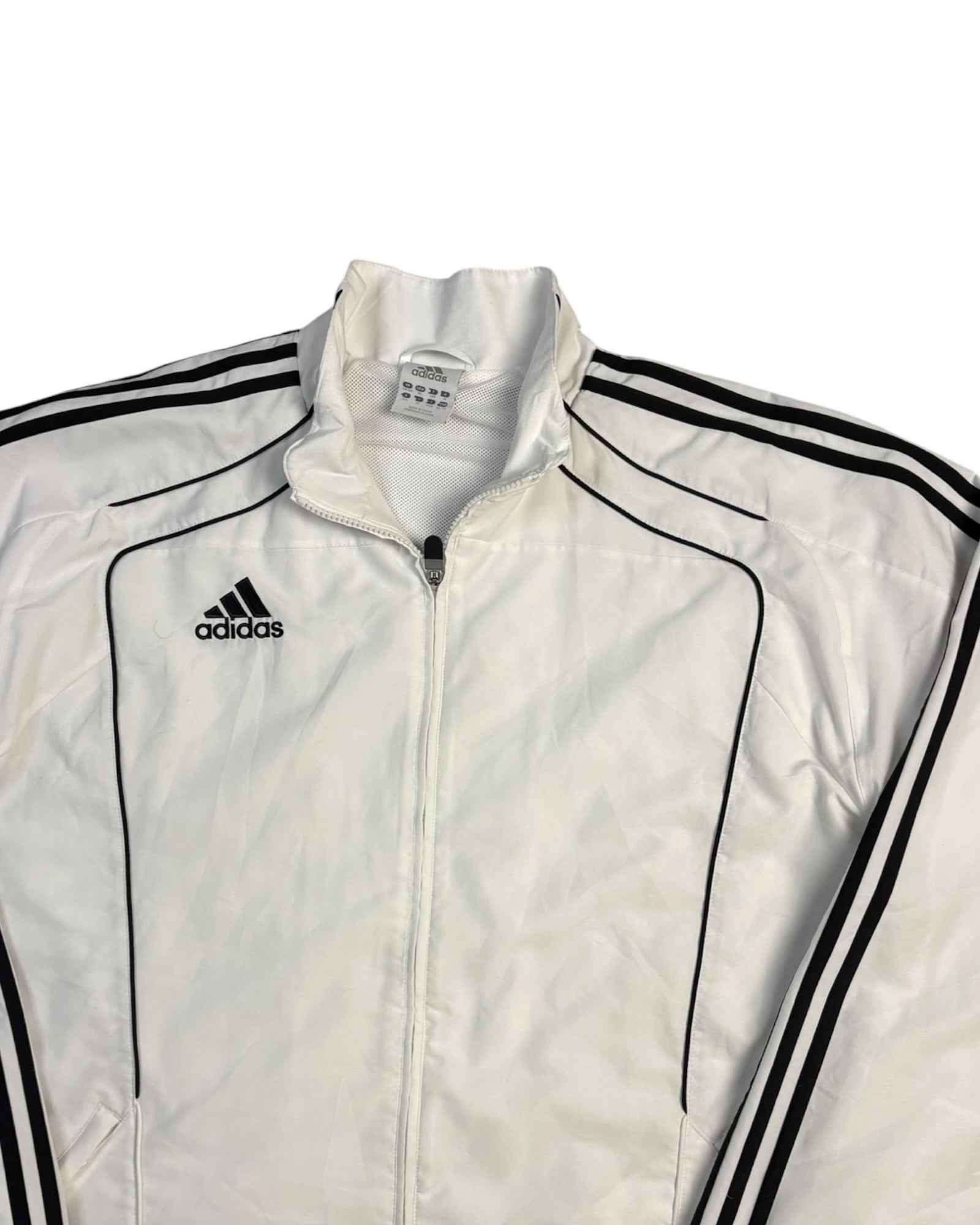 Vintage 2000s Adidas Track Jacket | White | Size XL