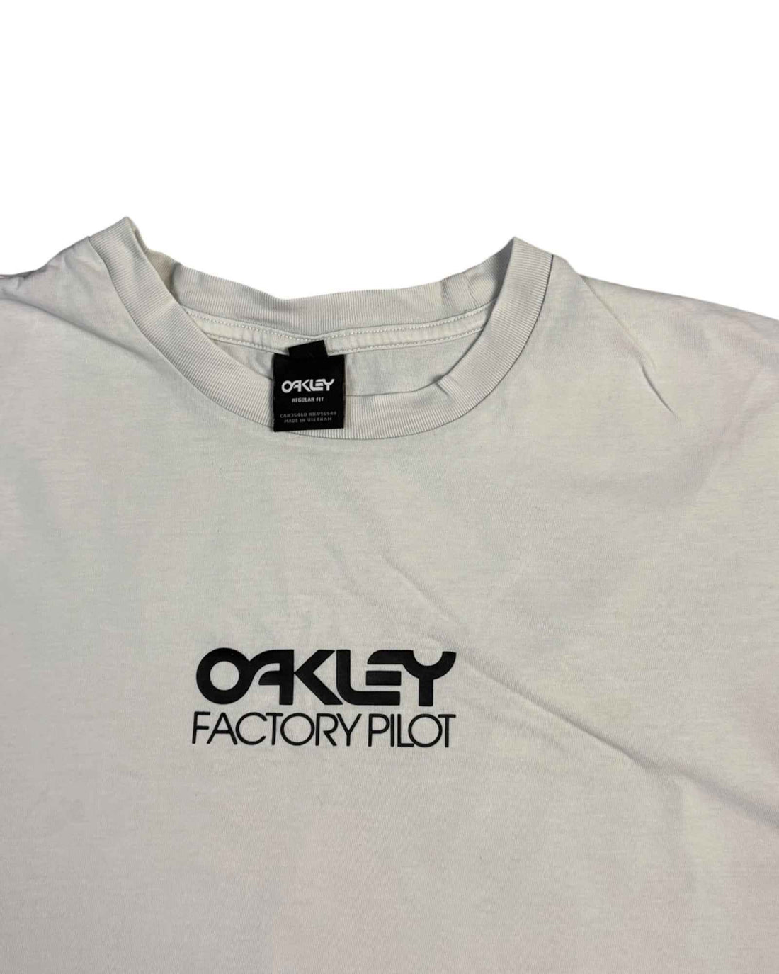 Vintage Oakley Factory Pilot Tee | White | Size L