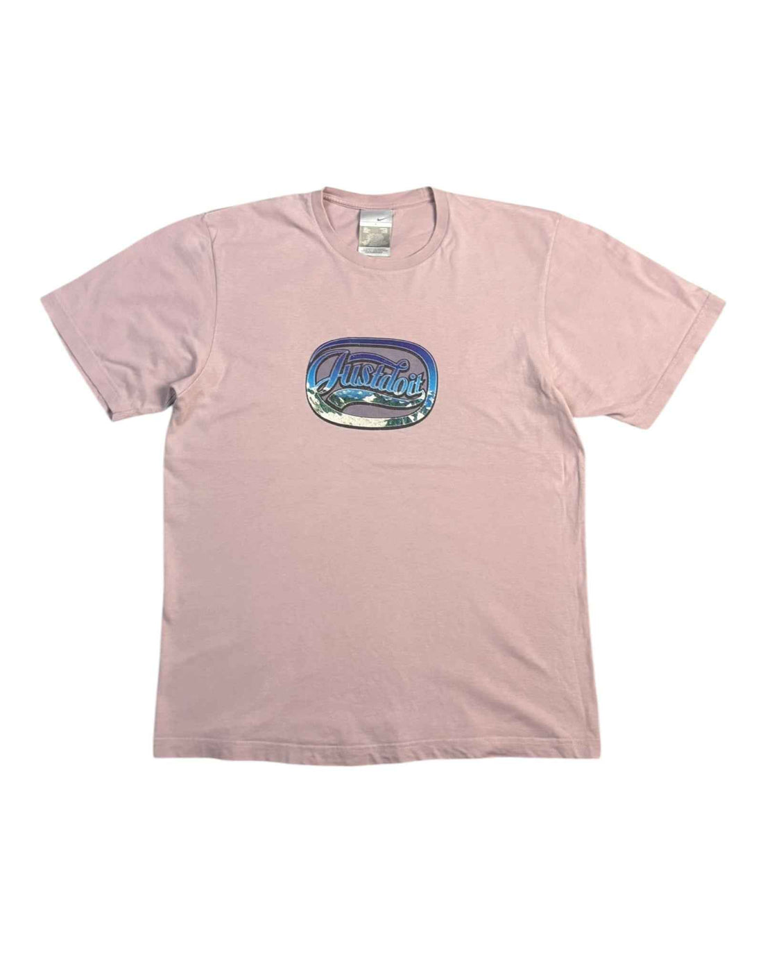 Vintage Nike Just Do It Tee | Baby Pink | Size L