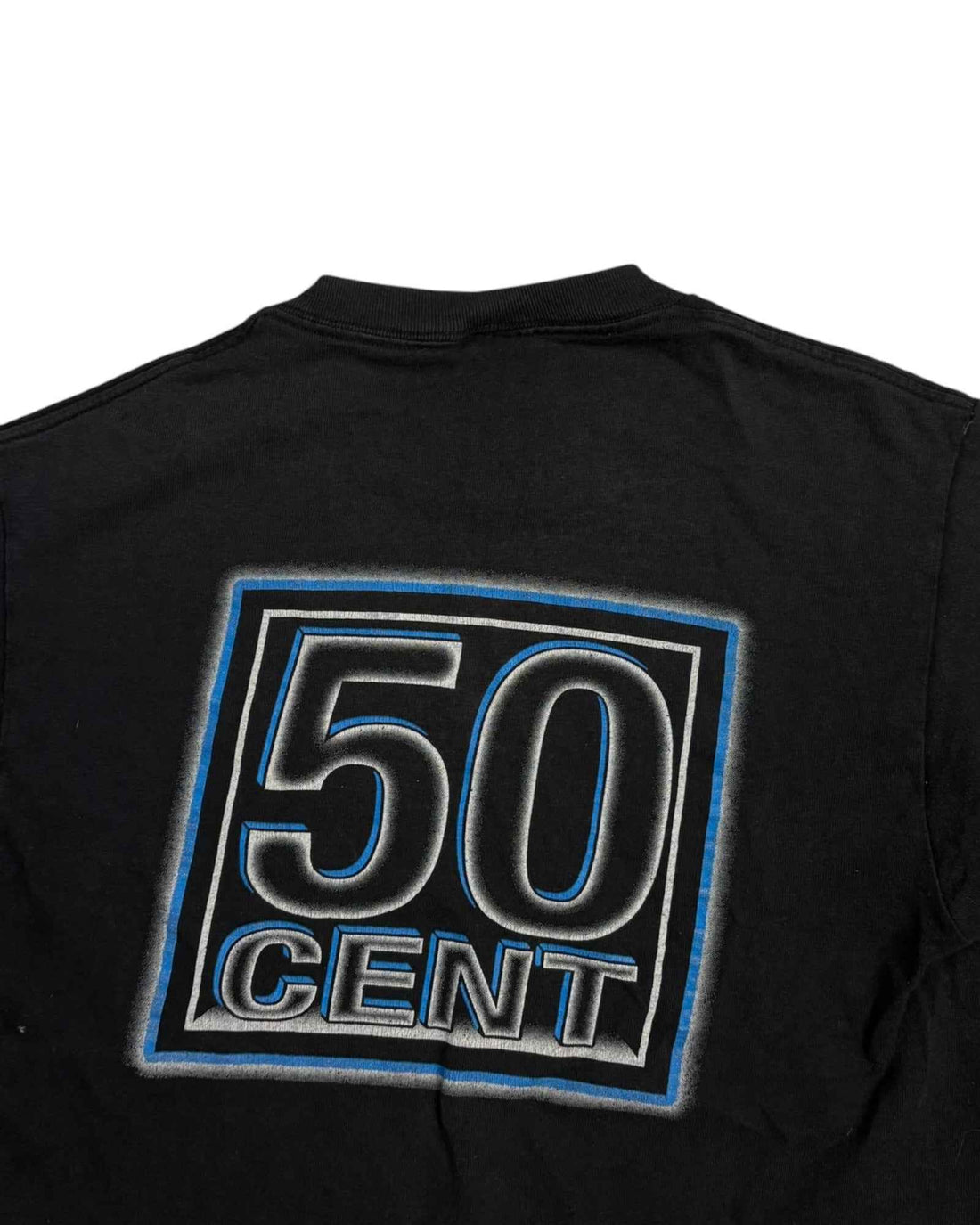 Vintage Fruit of the Loom 50 Cent Tee | Black | Size S