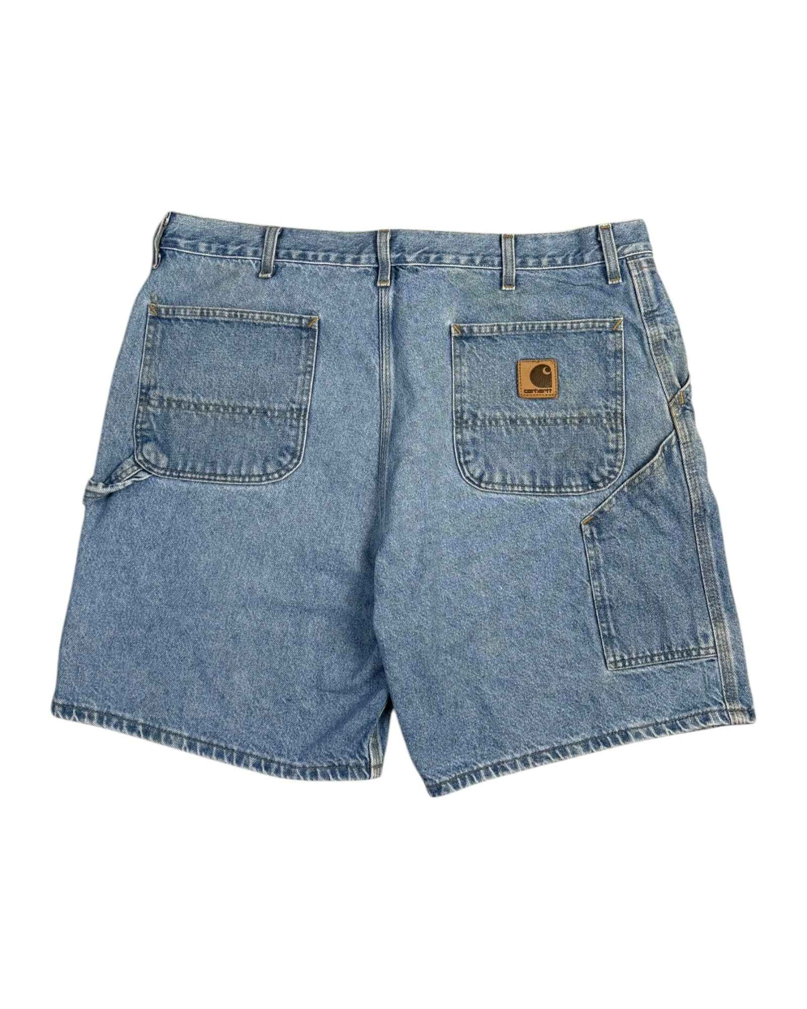 Vintage Carhartt Denim Carpenter Shorts | Blue | W42 | Grade A