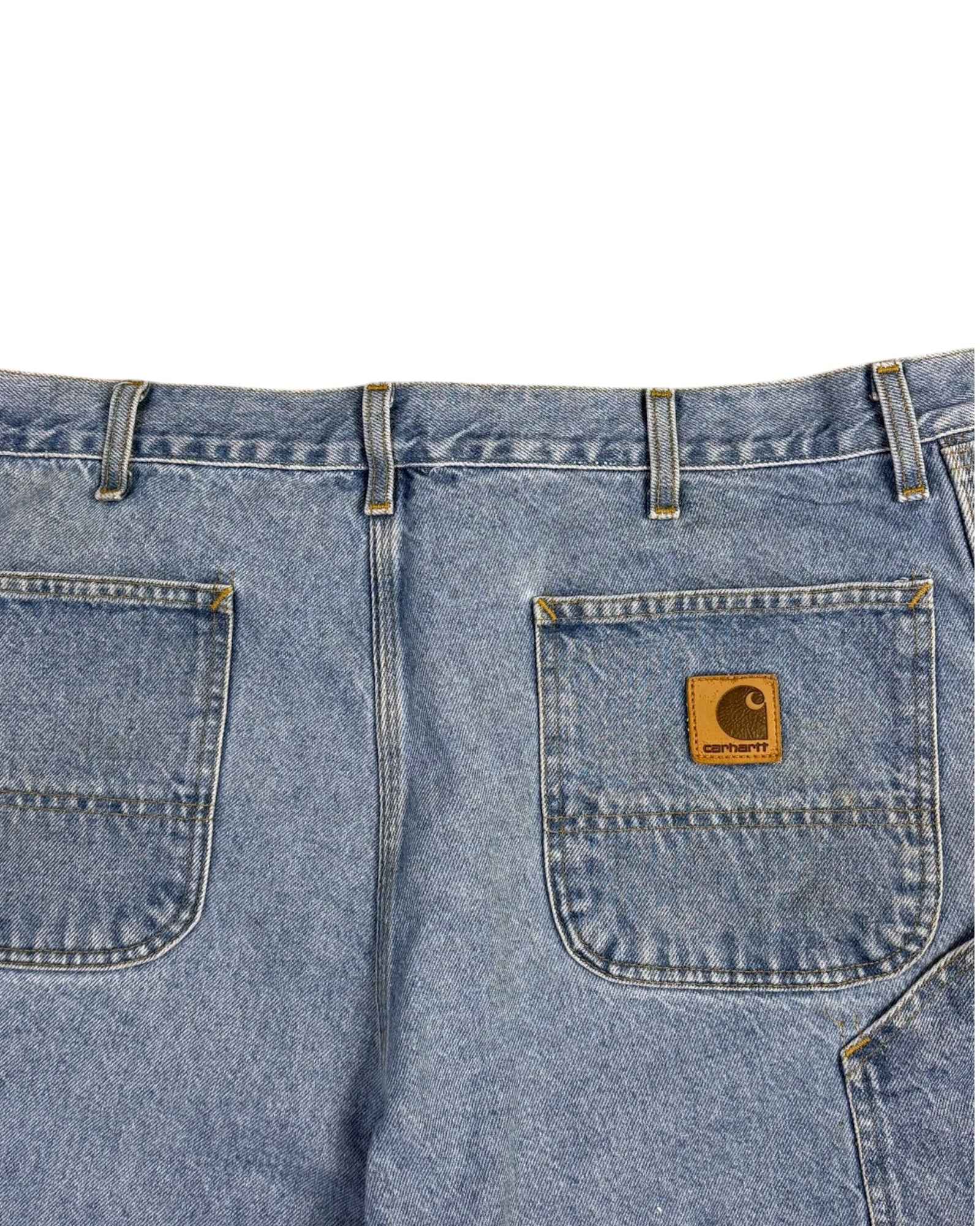 Vintage Carhartt Denim Carpenter Shorts | Blue | W42 | Grade A