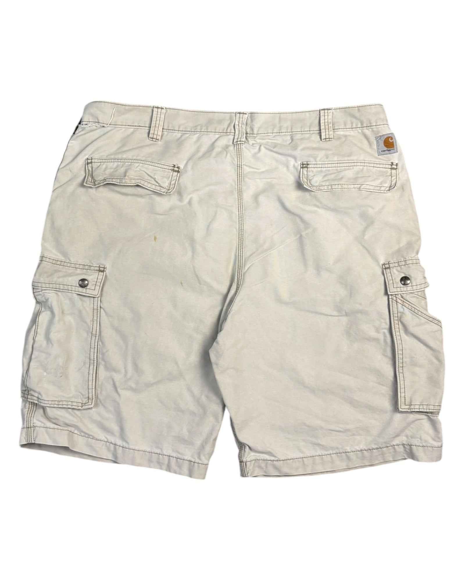 Vintage Carhartt Relaxed Fit Cargo Shorts | Beige | W40 | Grade C