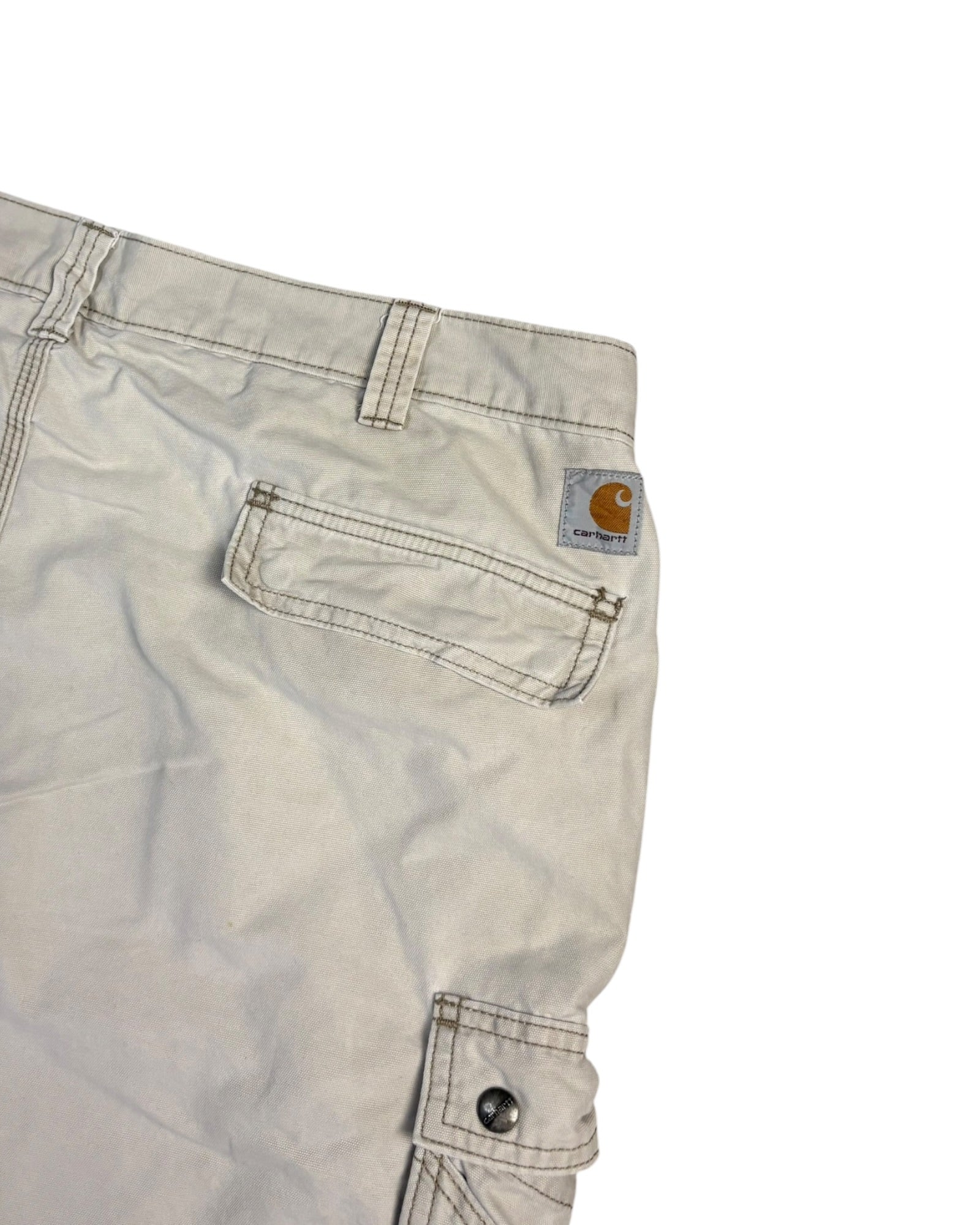Vintage Carhartt Relaxed Fit Cargo Shorts | Beige | W40 | Grade C