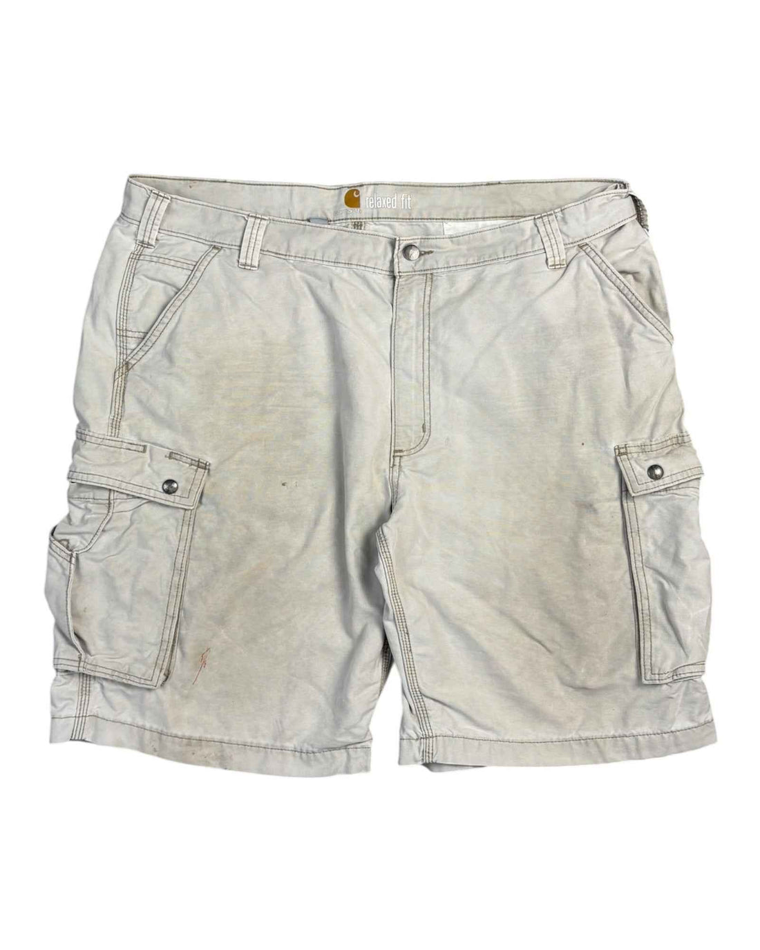 Vintage Carhartt Relaxed Fit Cargo Shorts | Beige | W40 | Grade C