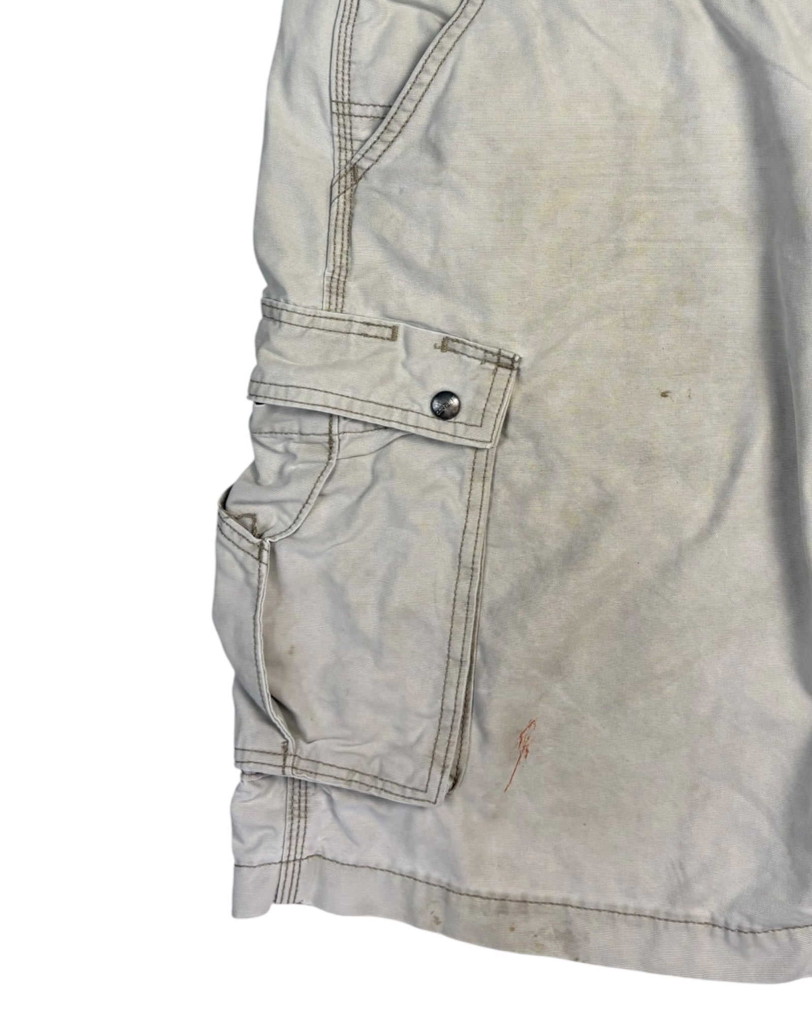 Vintage Carhartt Relaxed Fit Cargo Shorts | Beige | W40 | Grade C