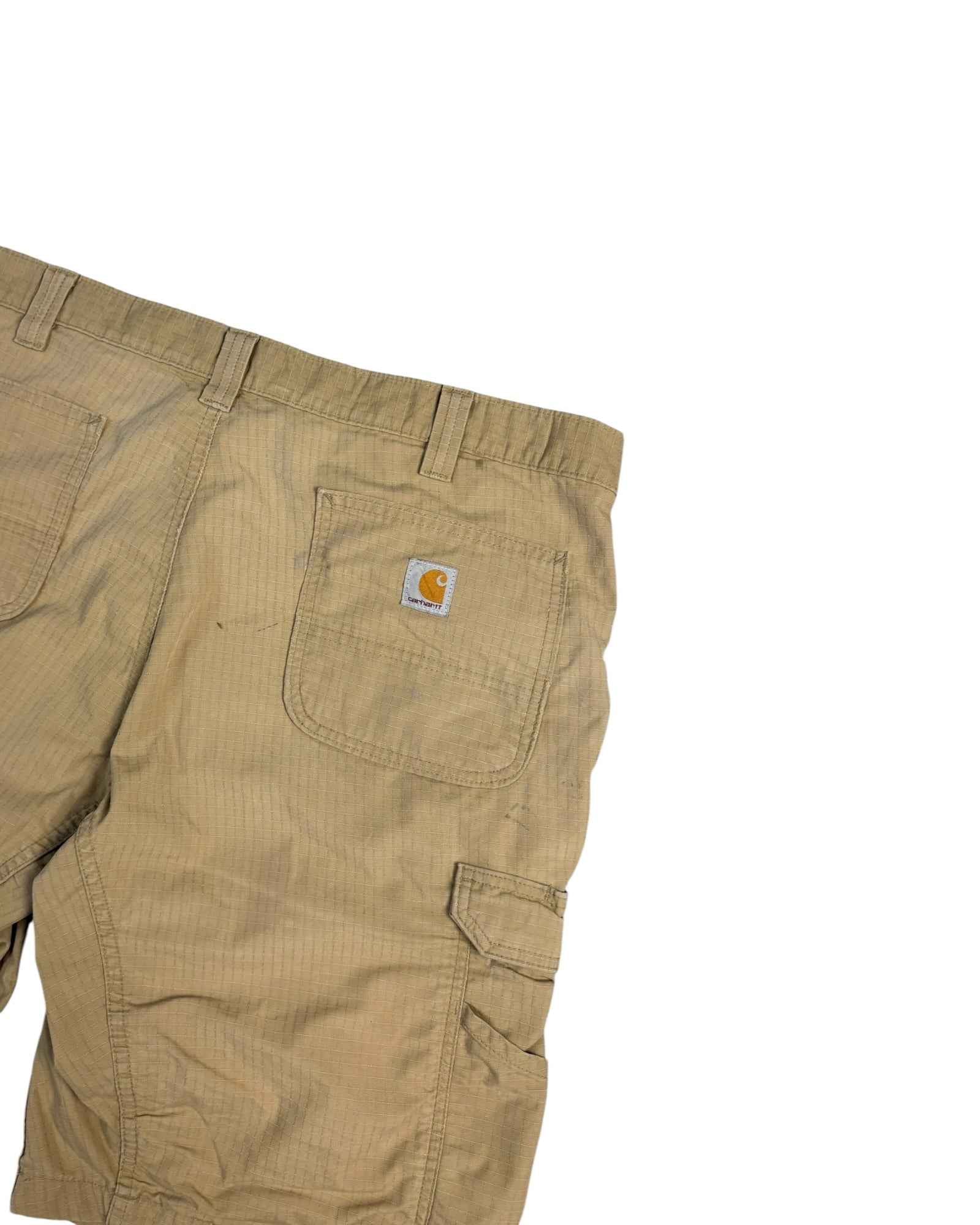 Vintage Carhartt Cargo Shorts | Brown | W42 | Grade C