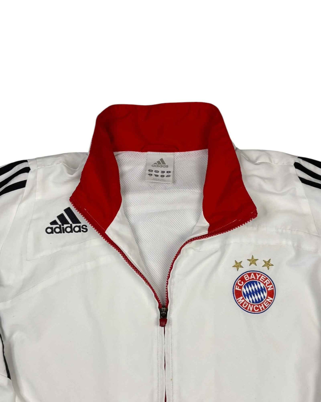 Vintage 2000s Adidas x Bayern Munich Track Jacket | White | Size L