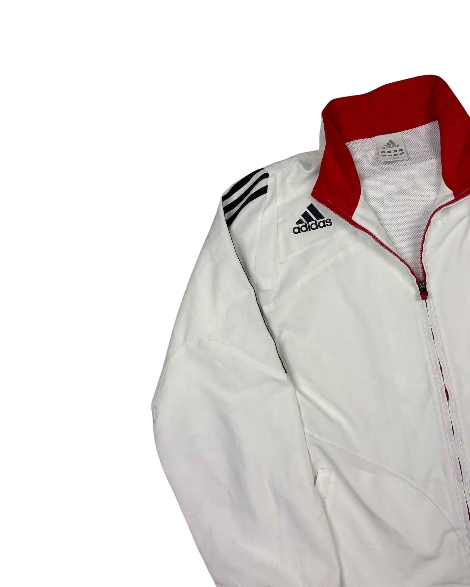 Vintage 2000s Adidas x Bayern Munich Track Jacket | White | Size L