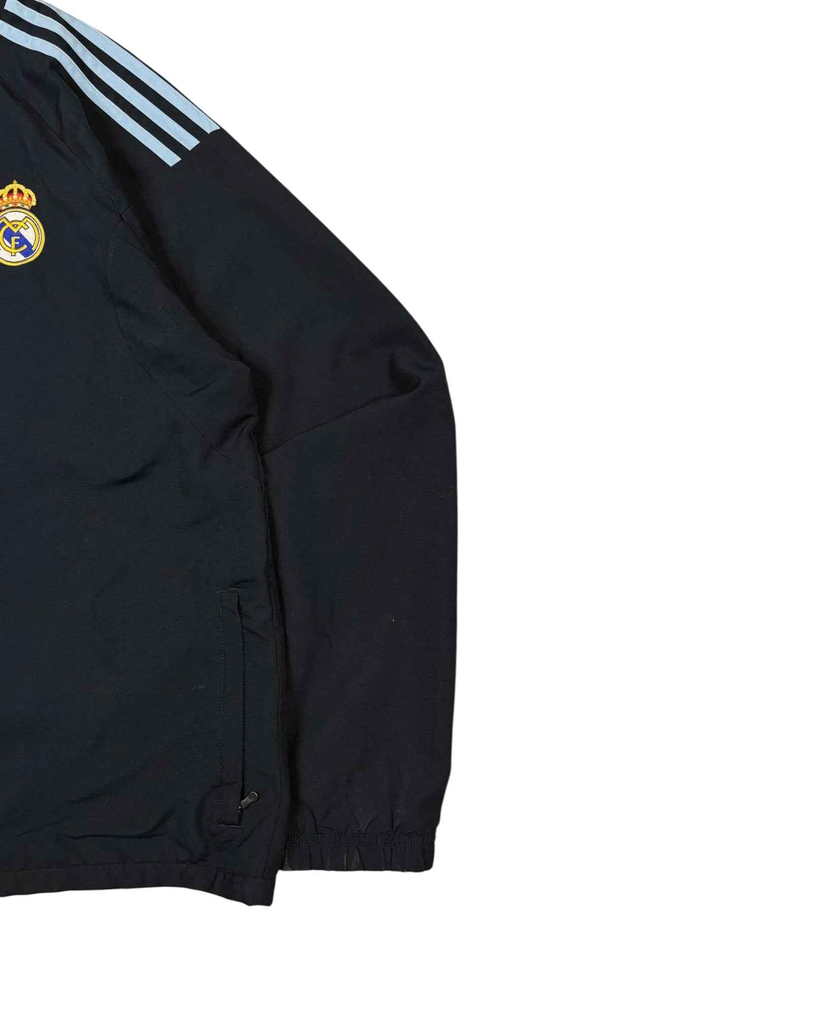 Rare Vintage 2000s Adidas x Real Madrid Track Jacket | Navy Blue | Size M