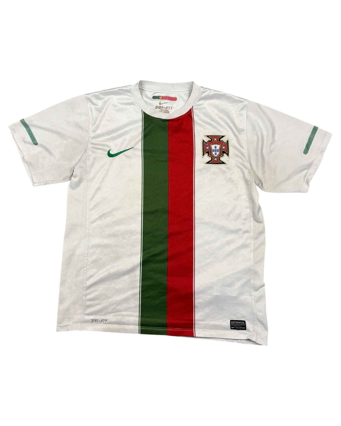 Vintage 2010/11 Nike Portugal Football Jersey | White | Size S