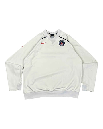 Vintage Nike x PSG Dry-Fit Crewneck | White | Size L